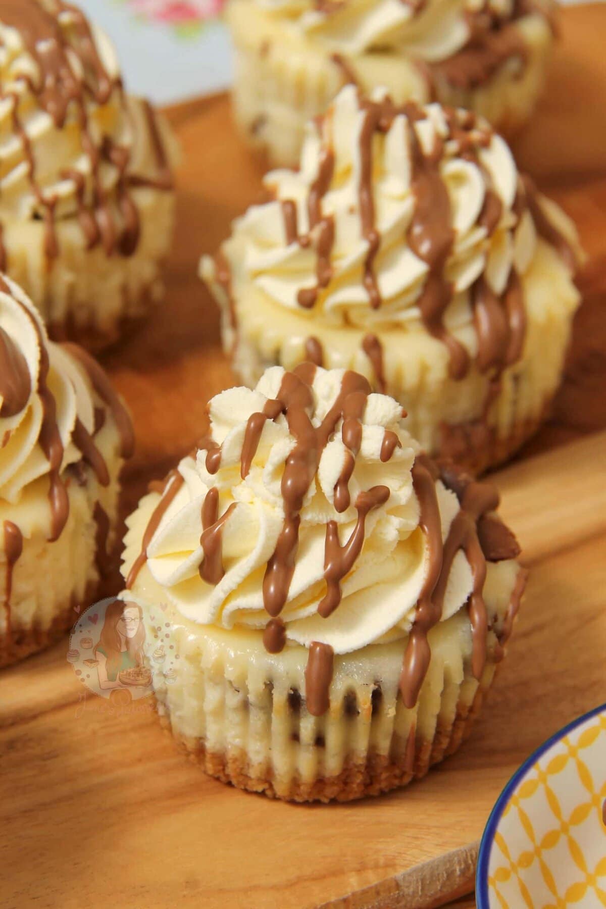 Mini Chocolate Chip Cheesecakes!