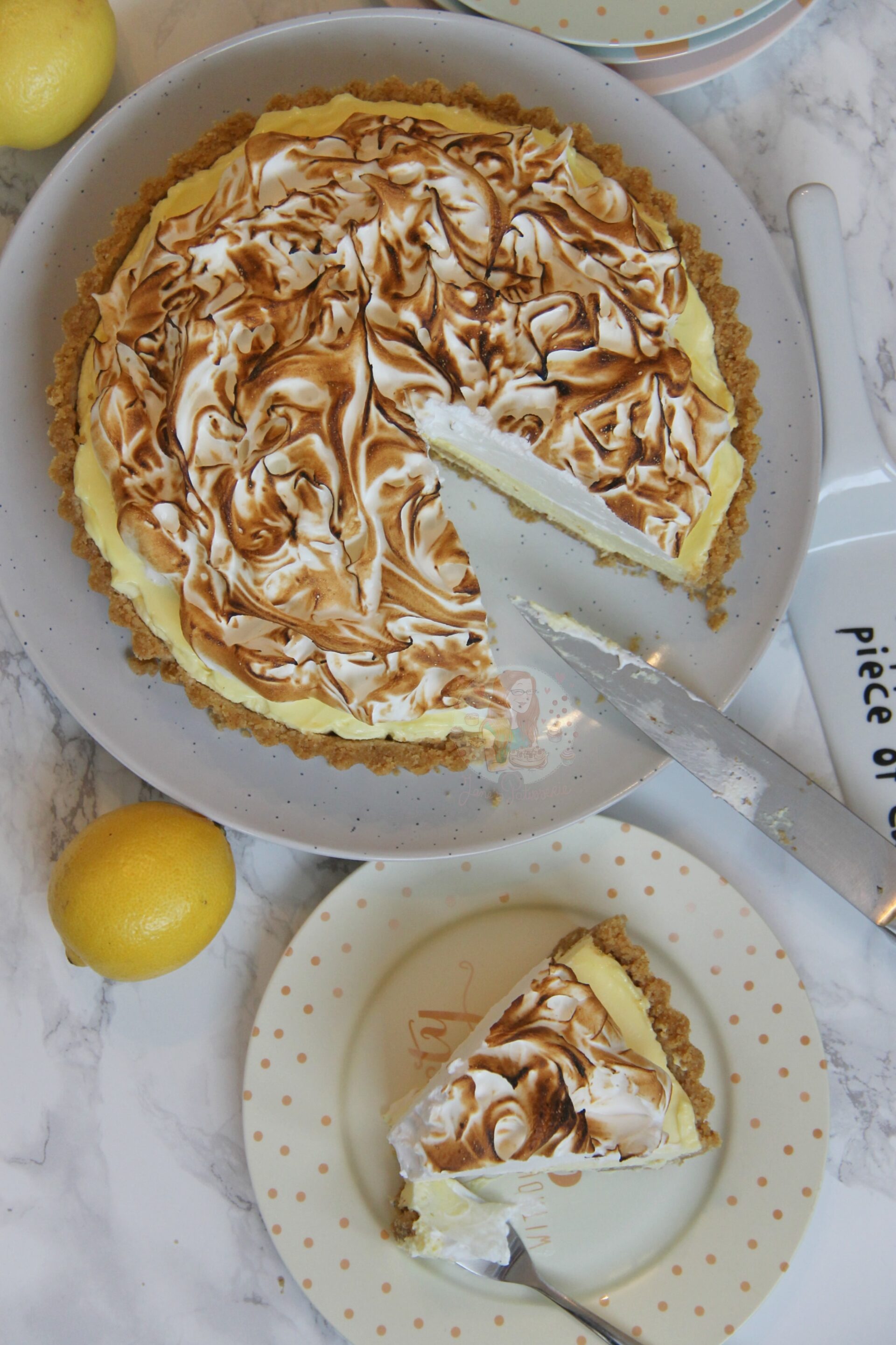 NoBake Lemon Meringue Cheesecake! Jane's Patisserie