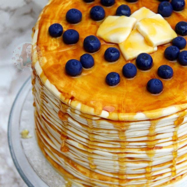 Lemon and Blueberry Pancake Cake! Jane's Patisserie