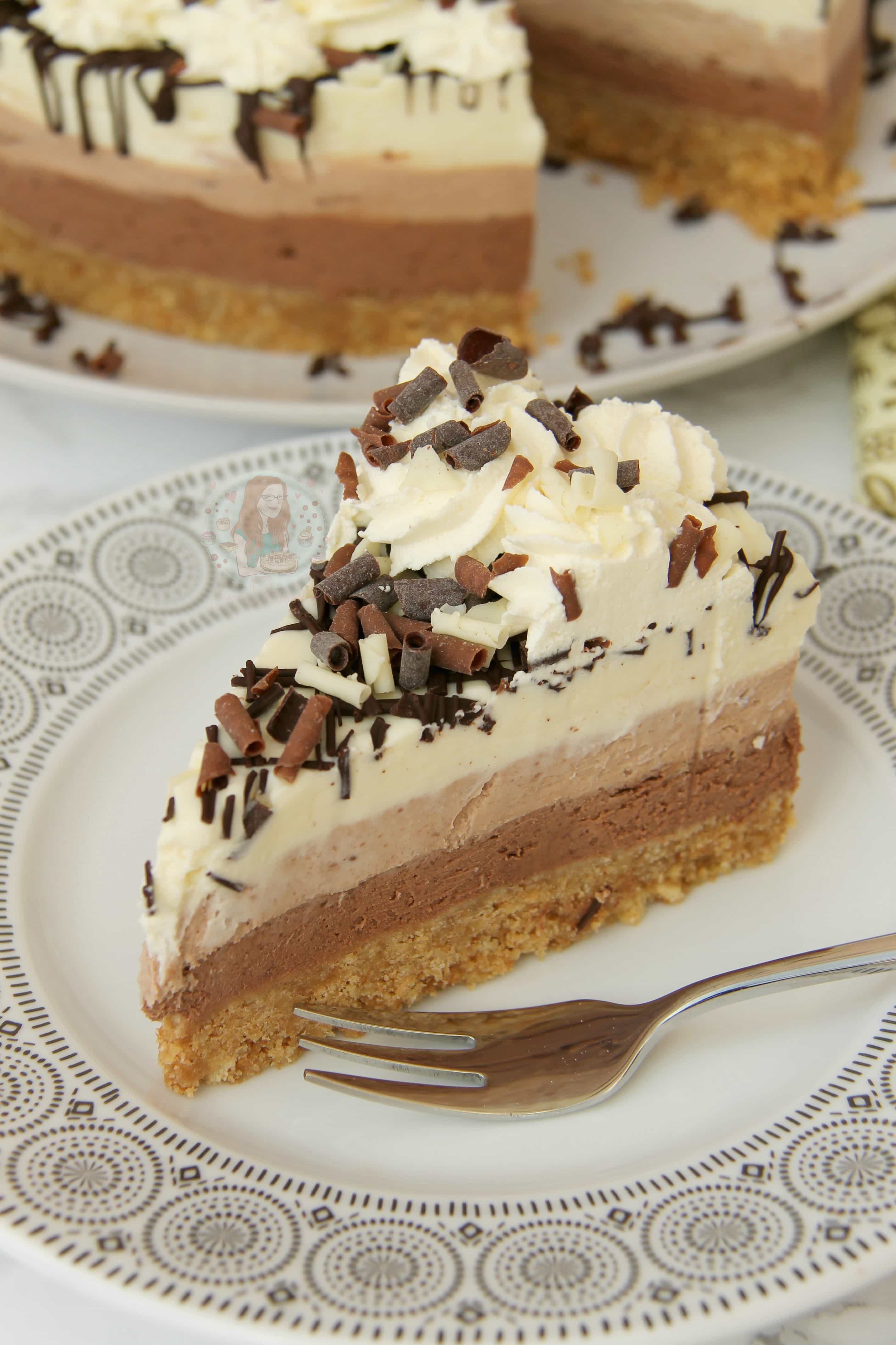 No-Bake Triple Chocolate Cheesecake! - Jane&amp;#39;s Patisserie