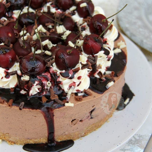 NoBake Black Forest Cheesecake! Jane's Patisserie