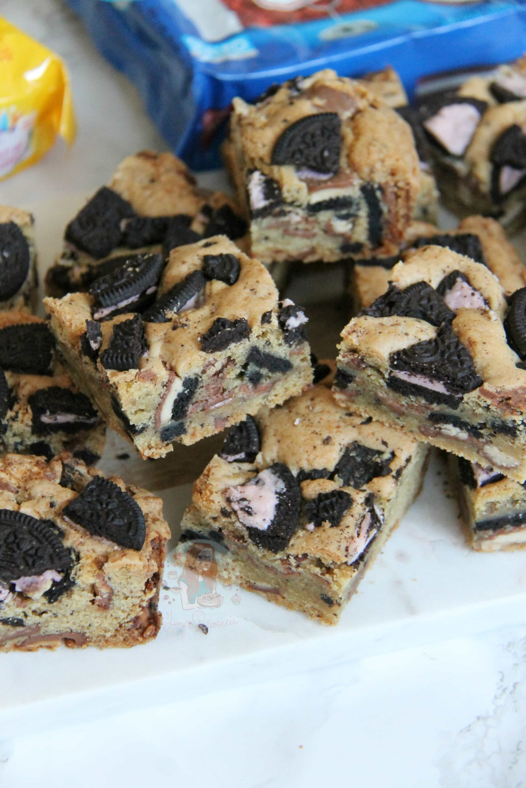 Oreo Cookie Bars! Jane's Patisserie