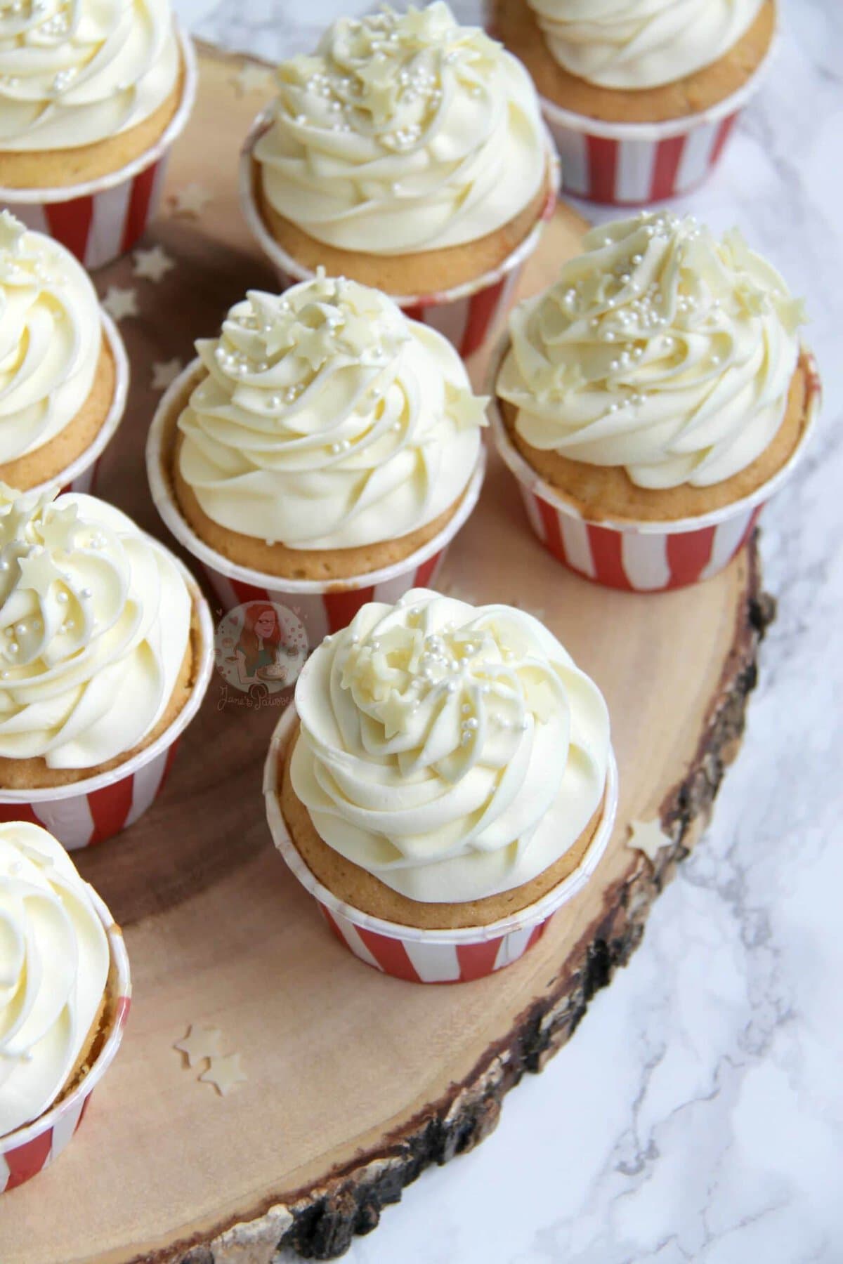 White Chocolate Cupcakes!