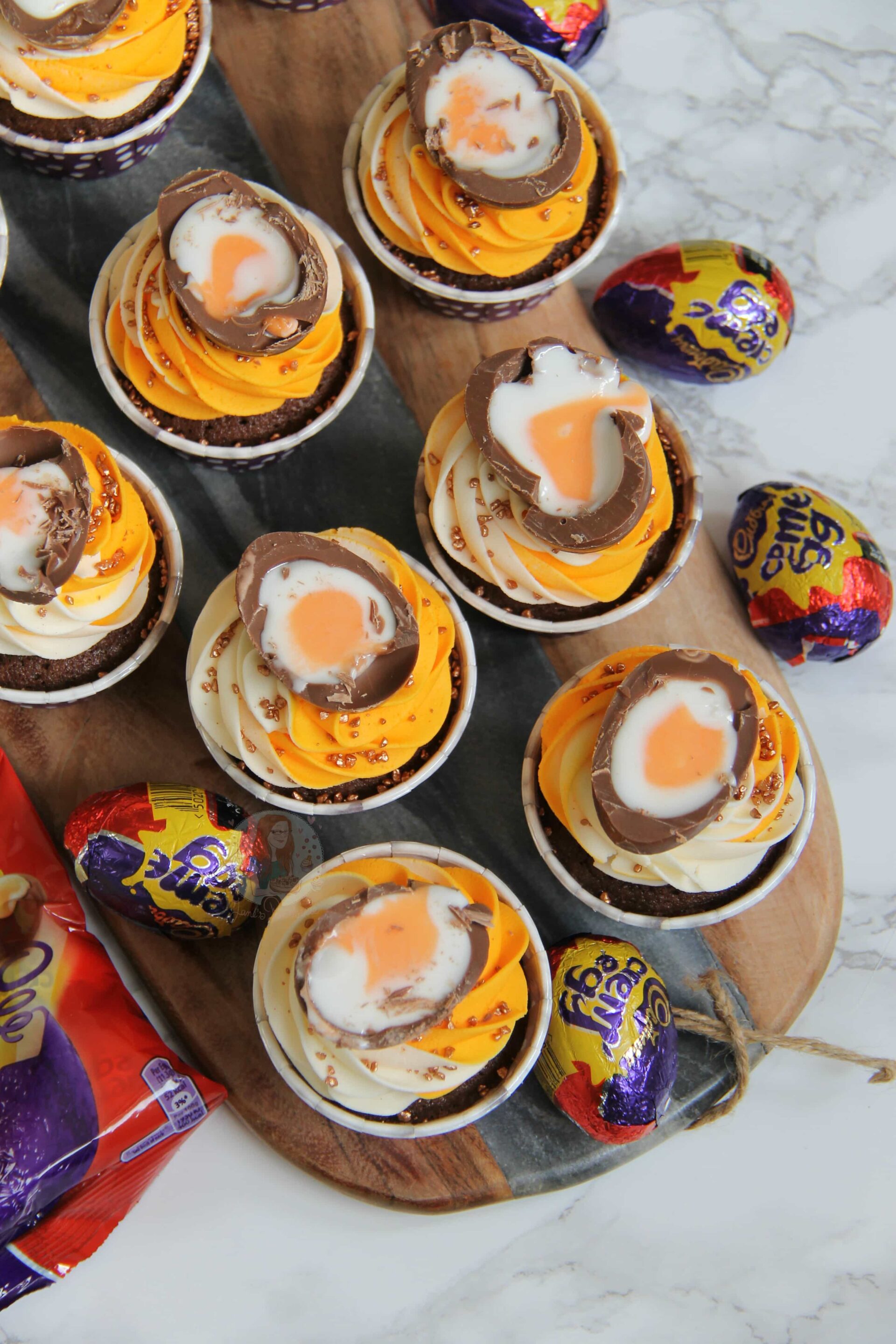 Creme Egg Cupcakes! Jane's Patisserie