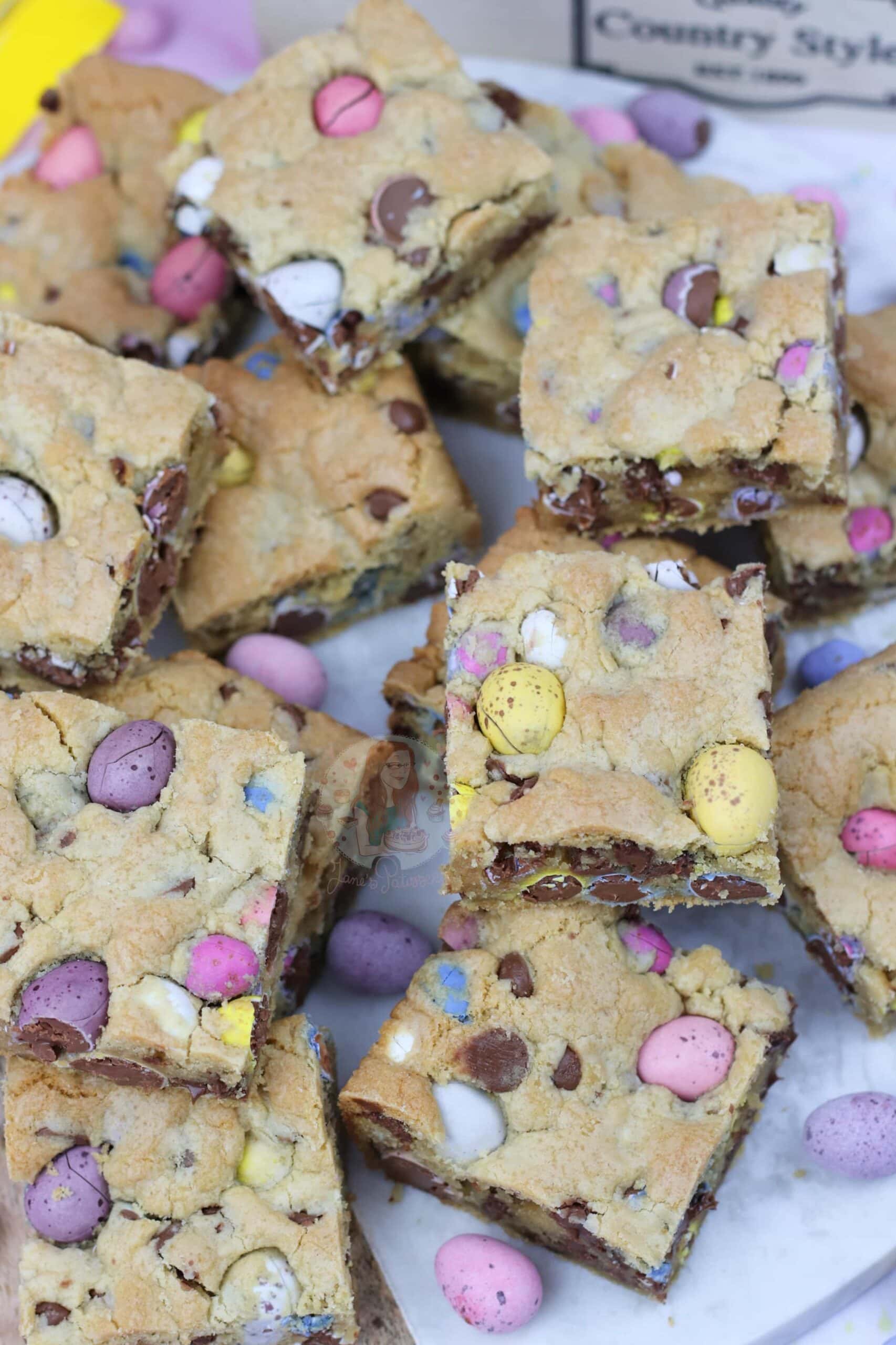 Mini Egg Cookie Bars Jane's Patisserie