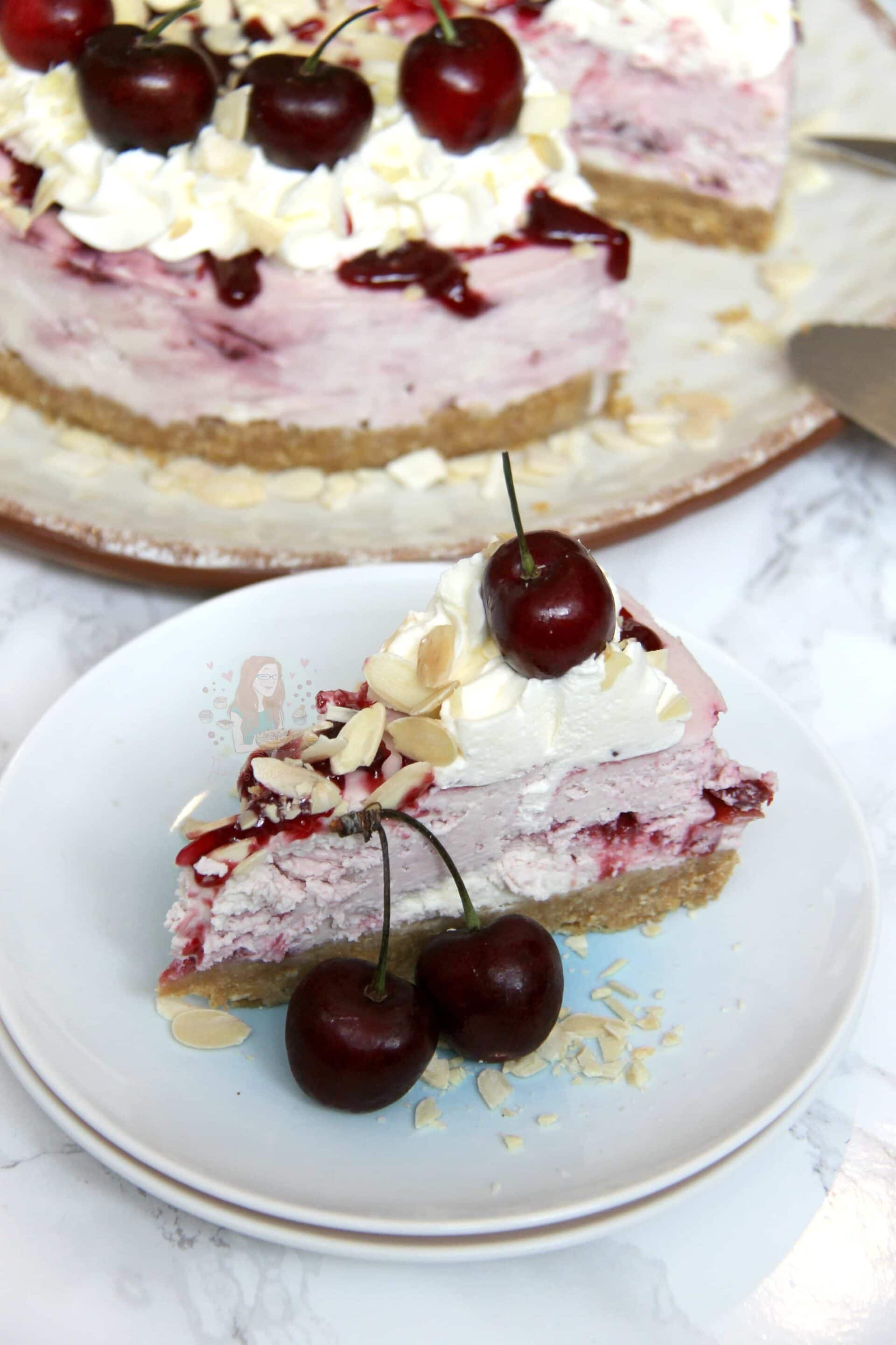 Cherry Bakewell Cheesecake! Jane's Patisserie