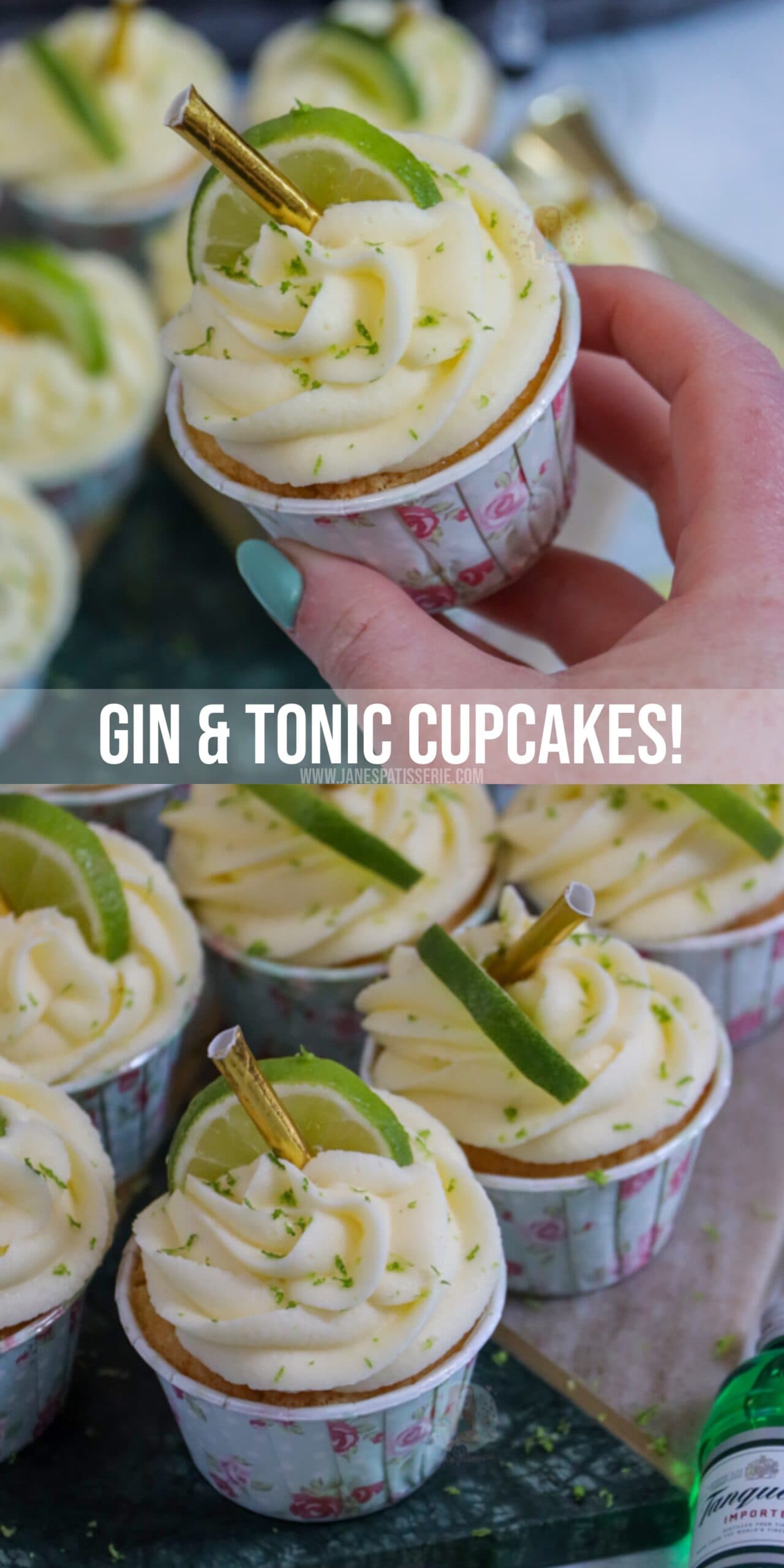 Gin and Tonic Cupcakes! Jane's Patisserie