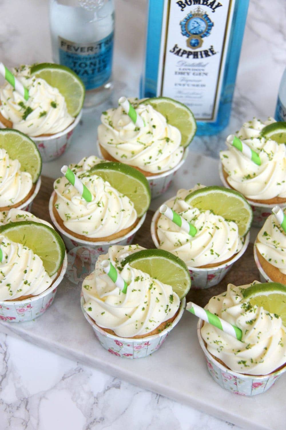 Gin and Tonic Cupcakes! Jane's Patisserie