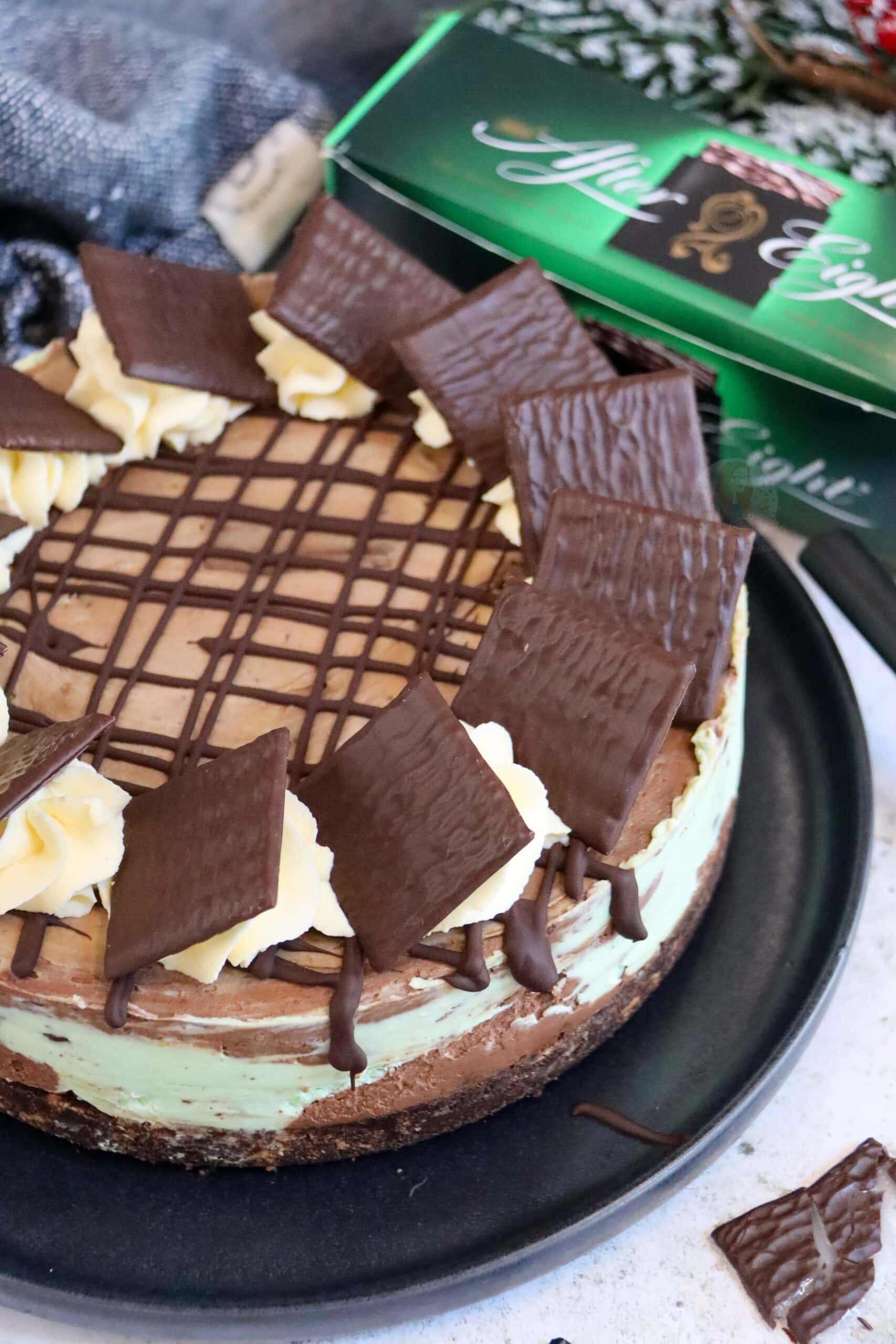 No-Bake After Eight Cheesecake! - Jane's Patisserie