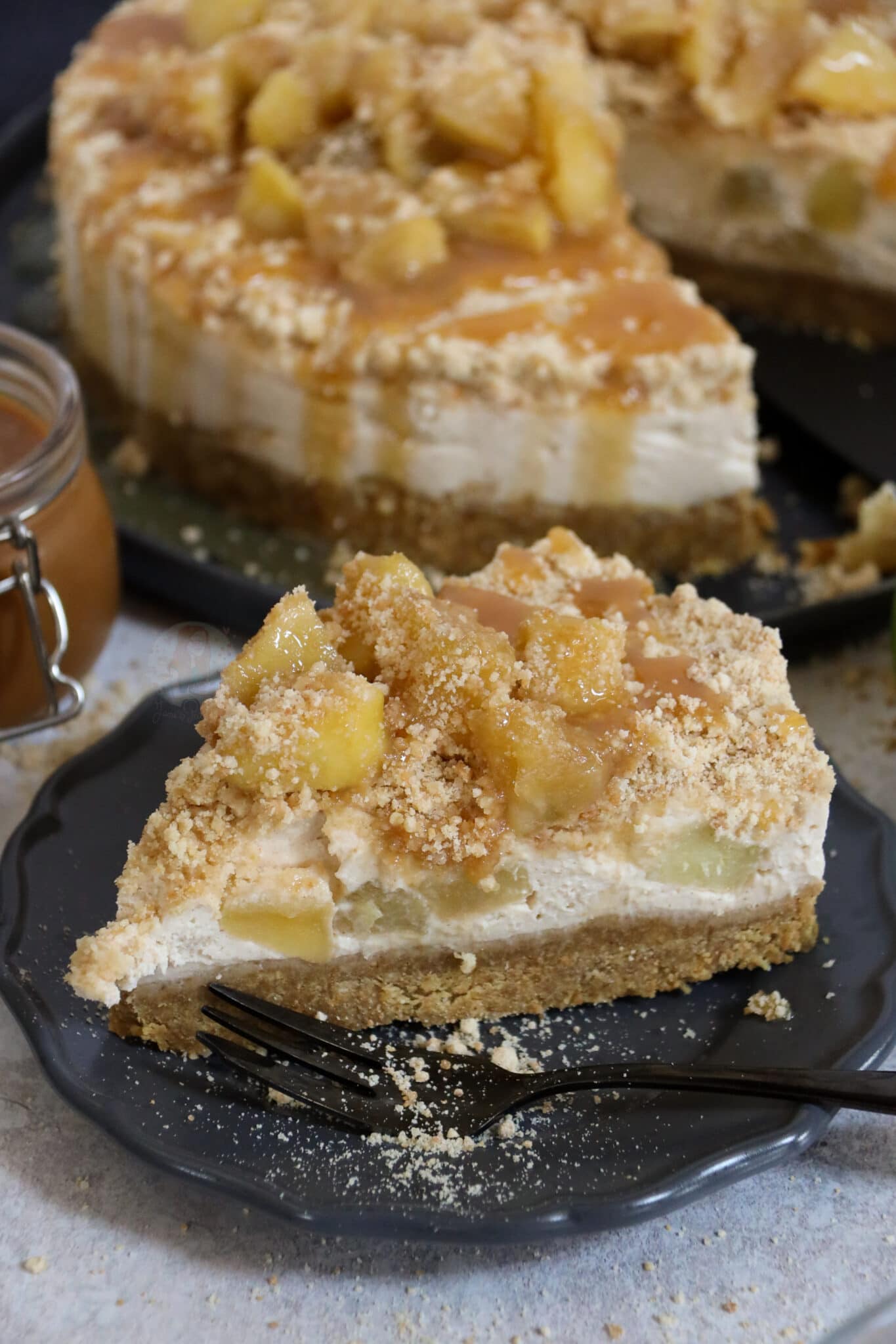 Apple Crumble Cheesecake! Jane's Patisserie