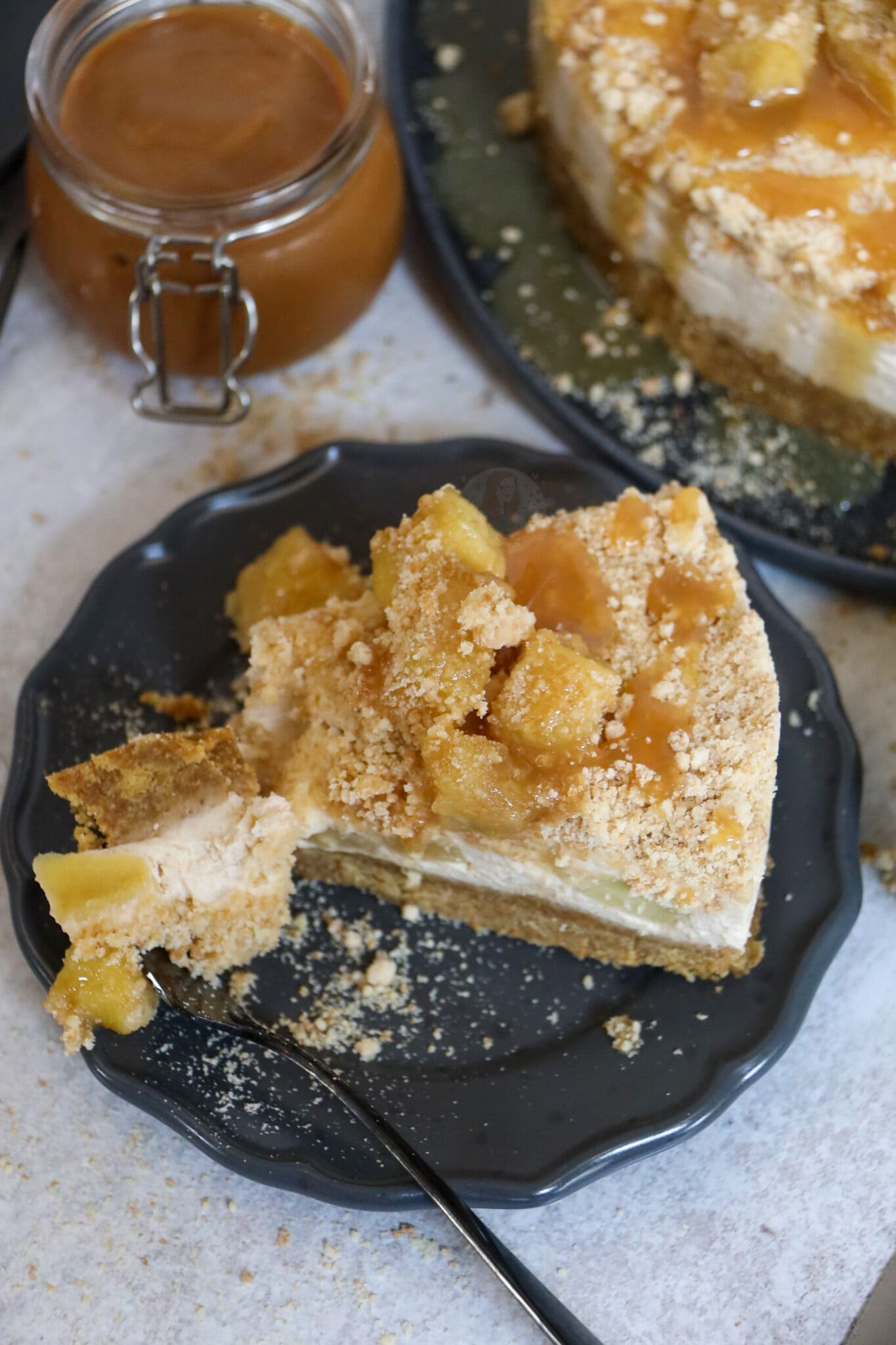Apple Crumble Cheesecake! Jane's Patisserie