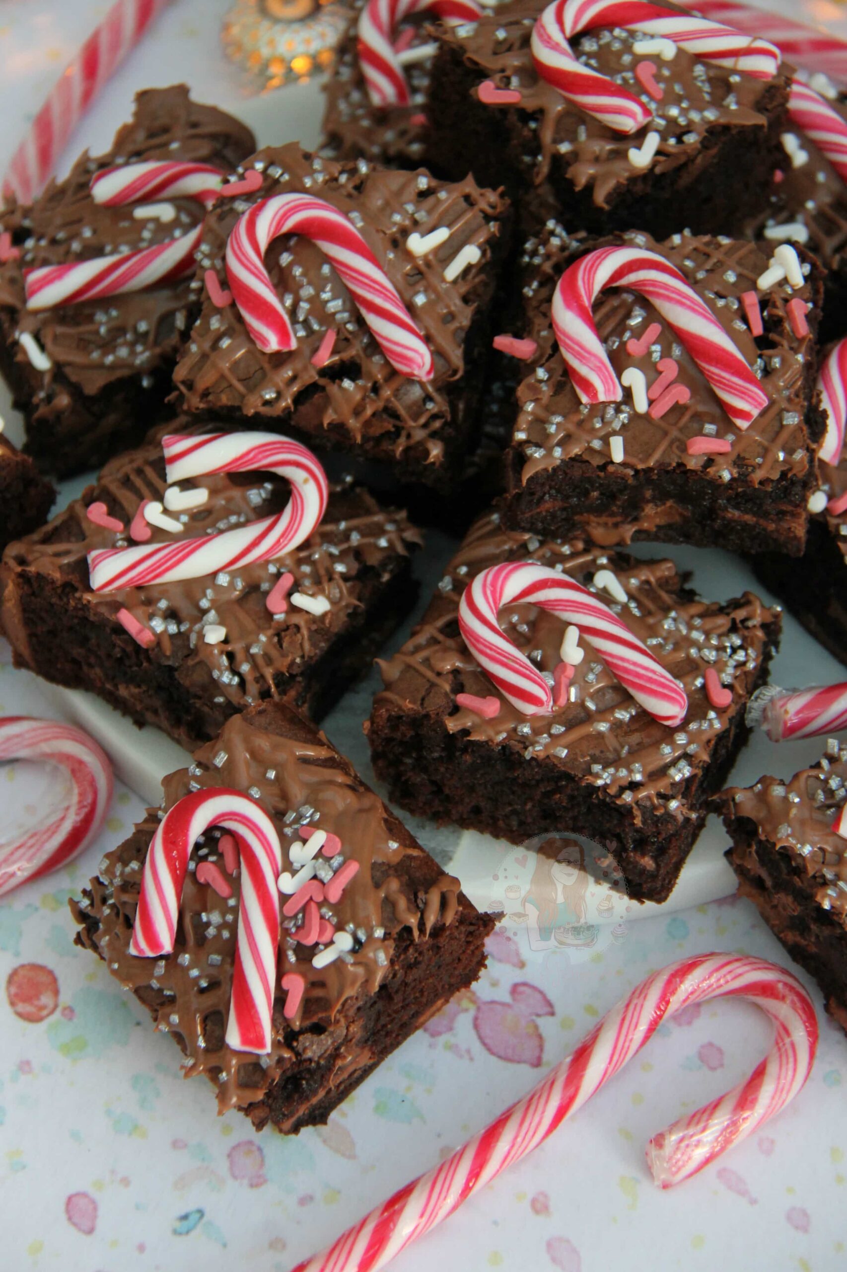 Candy Cane Brownies! Jane's Patisserie