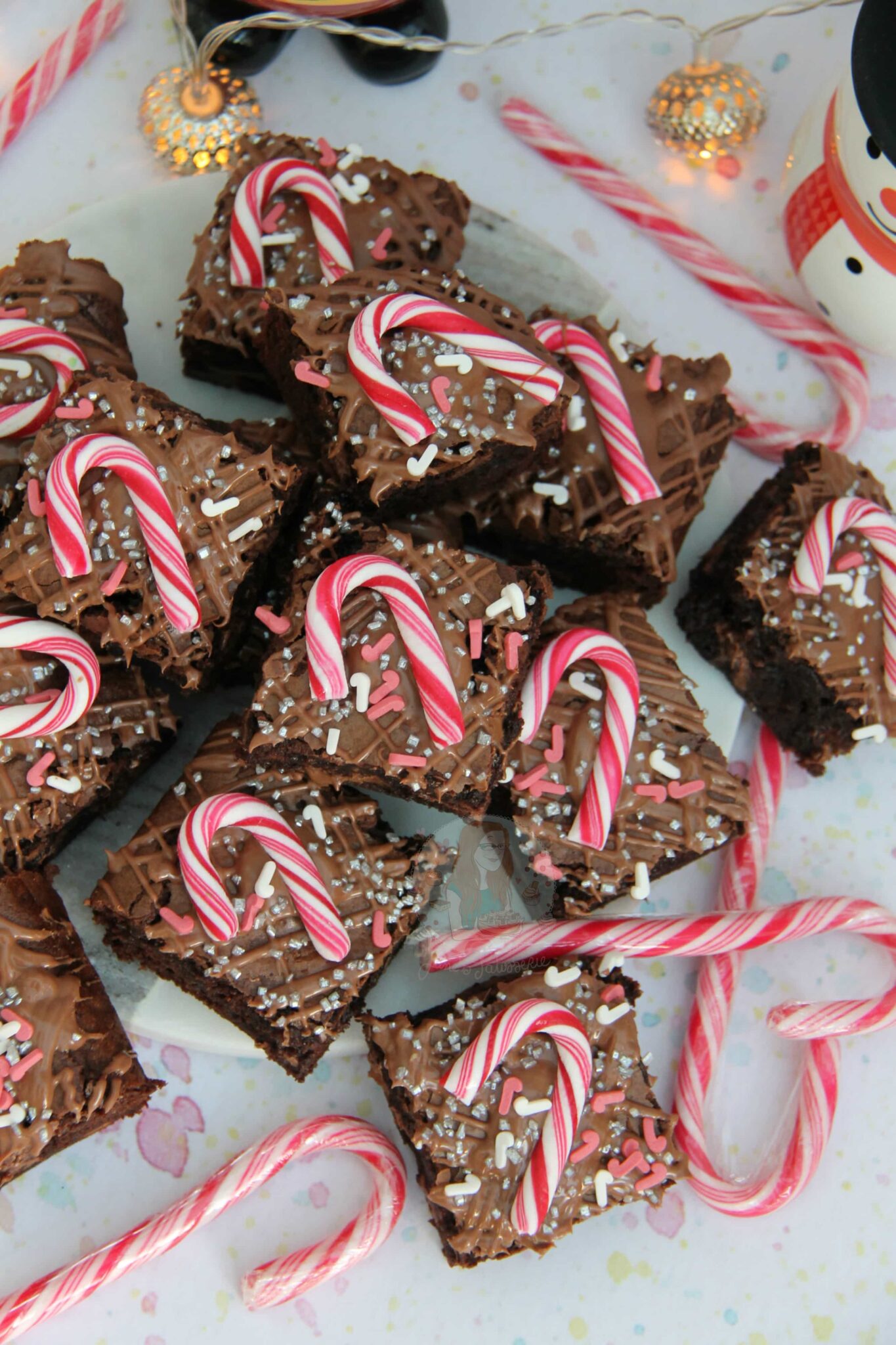 Candy Cane Brownies! Jane's Patisserie