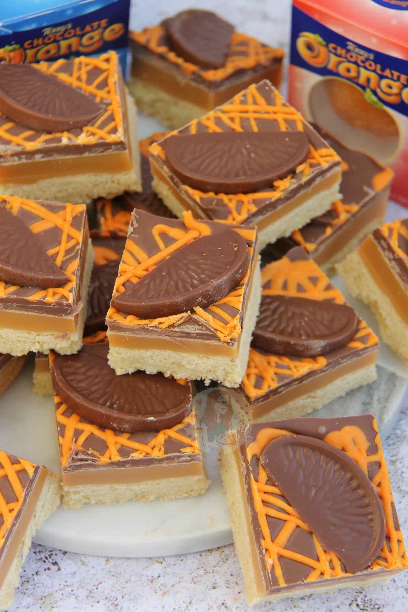 Terry's Chocolate Orange Millionaires Shortbread Jane's Patisserie