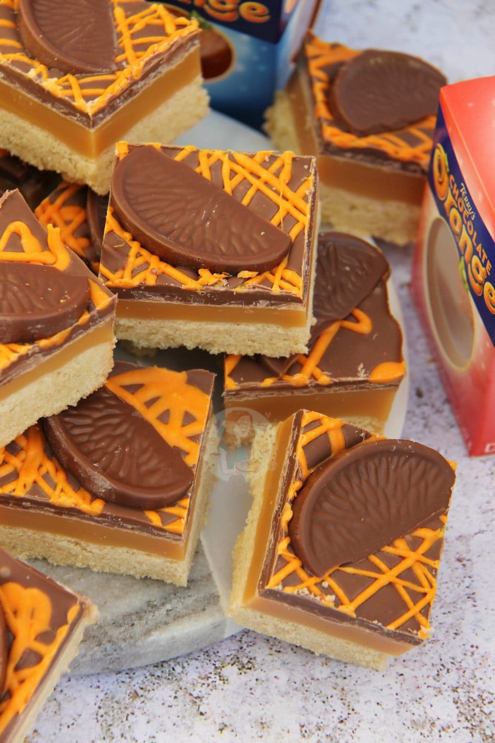 Terry's Chocolate Orange Millionaires Shortbread Jane's Patisserie