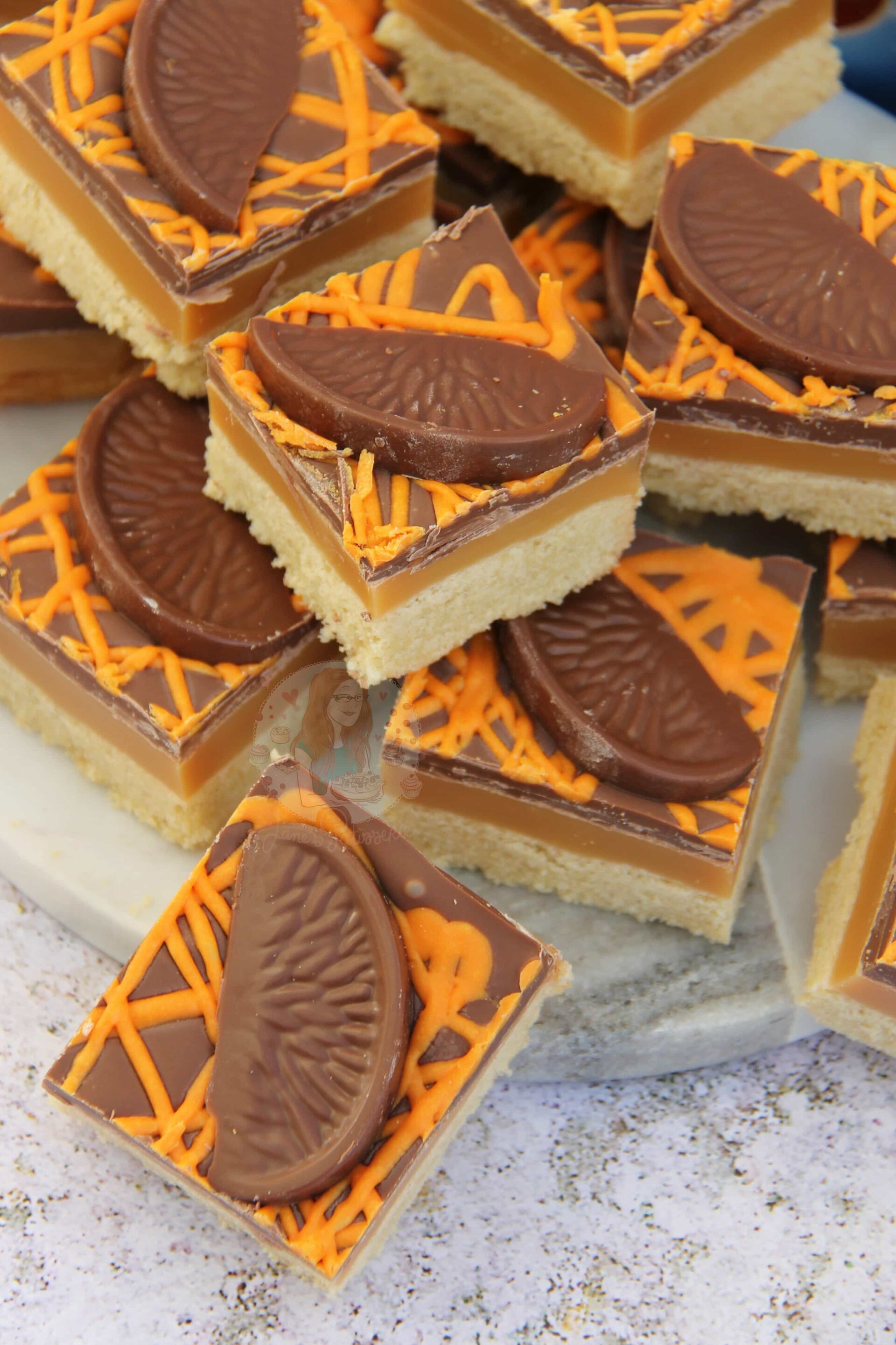 Terry's Chocolate Orange Millionaires Shortbread Jane's Patisserie