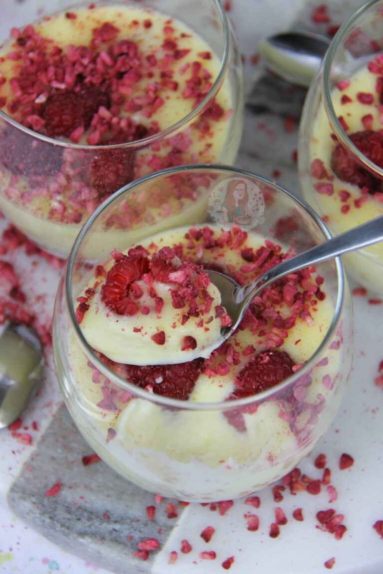 Lemon Raspberry Posset! Jane's Patisserie