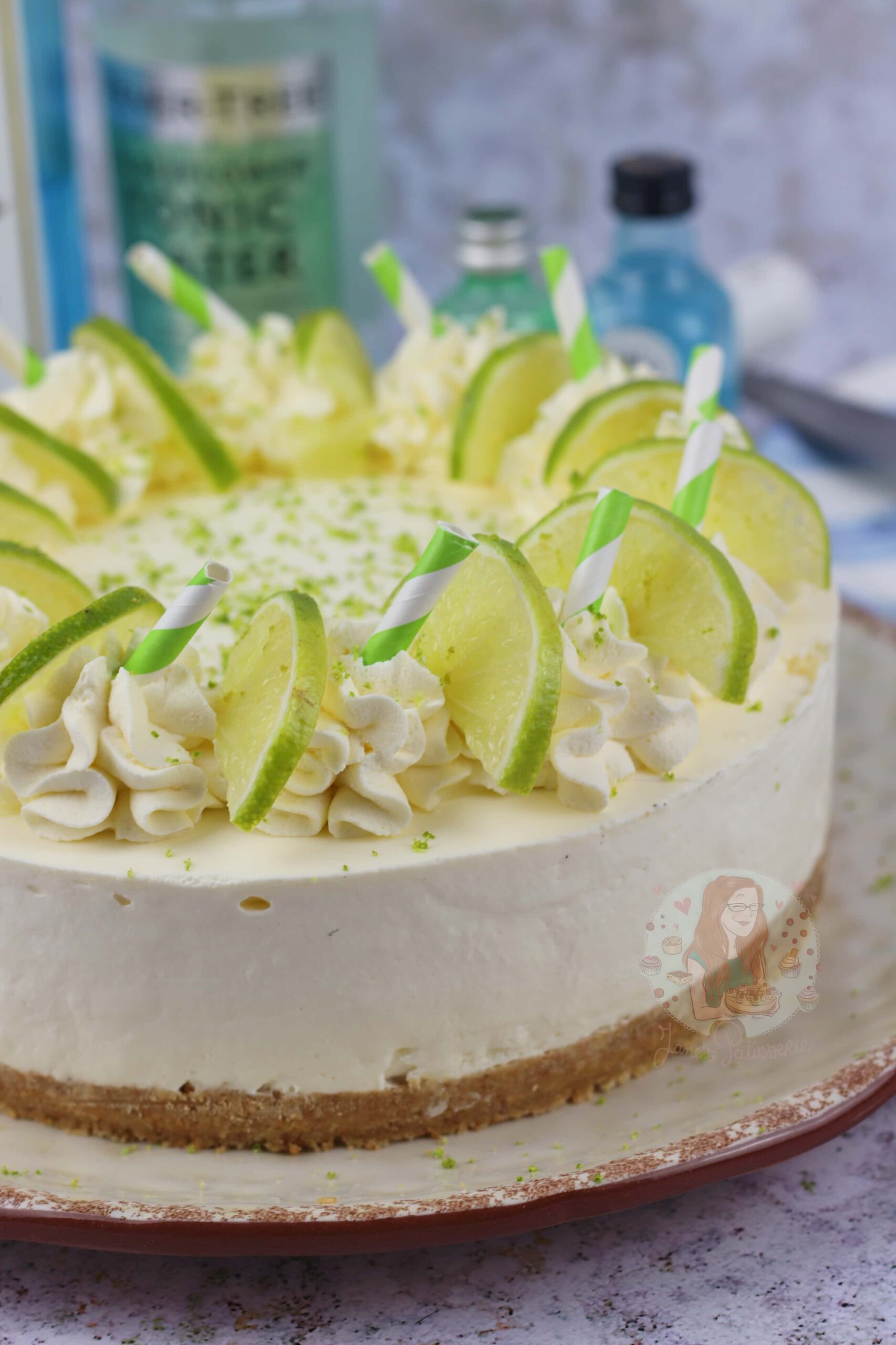 NoBake Gin and Tonic Cheesecake! Jane's Patisserie