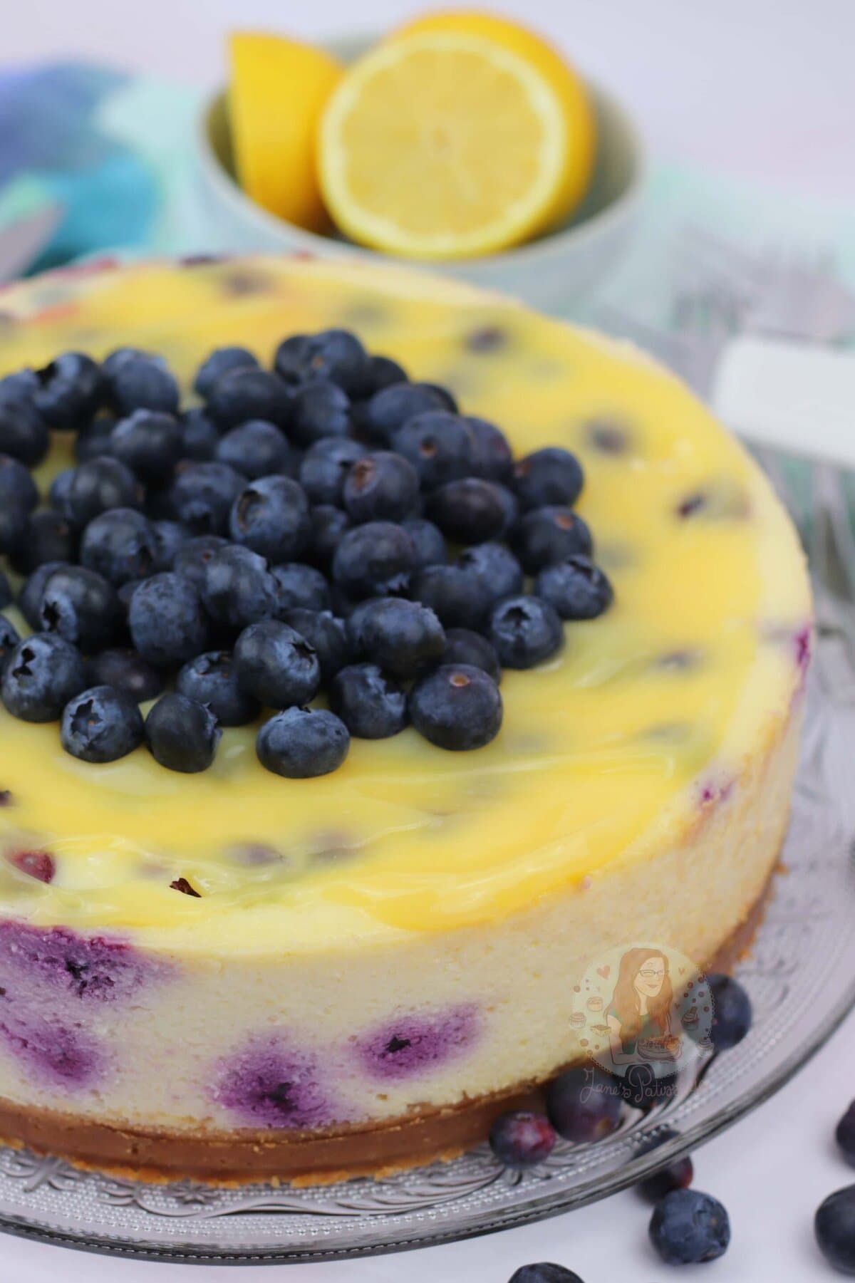 Lemon & Blueberry Cheesecake! - Jane's Patisserie
