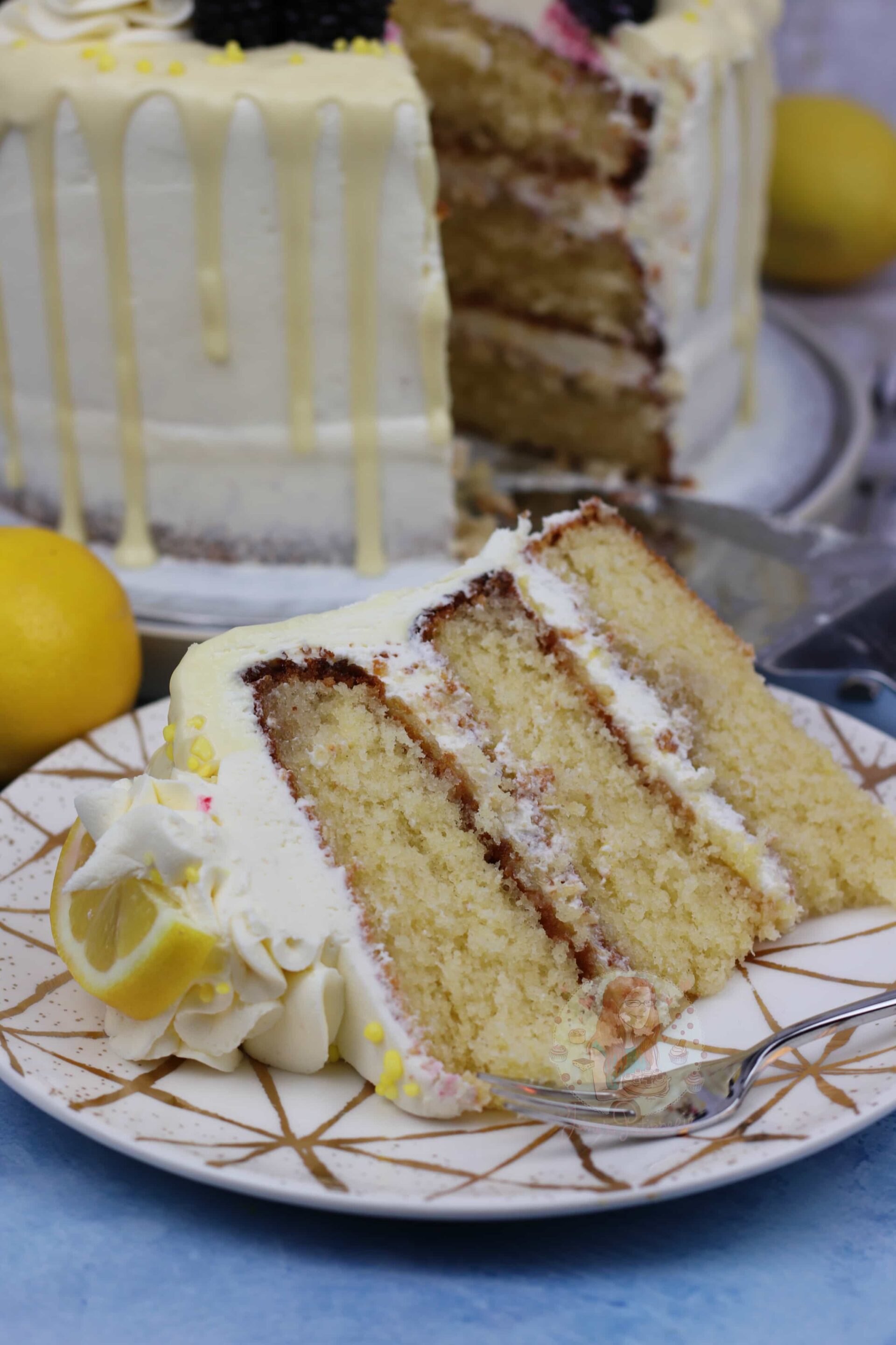 Lemon Elderflower Cake! Jane's Patisserie
