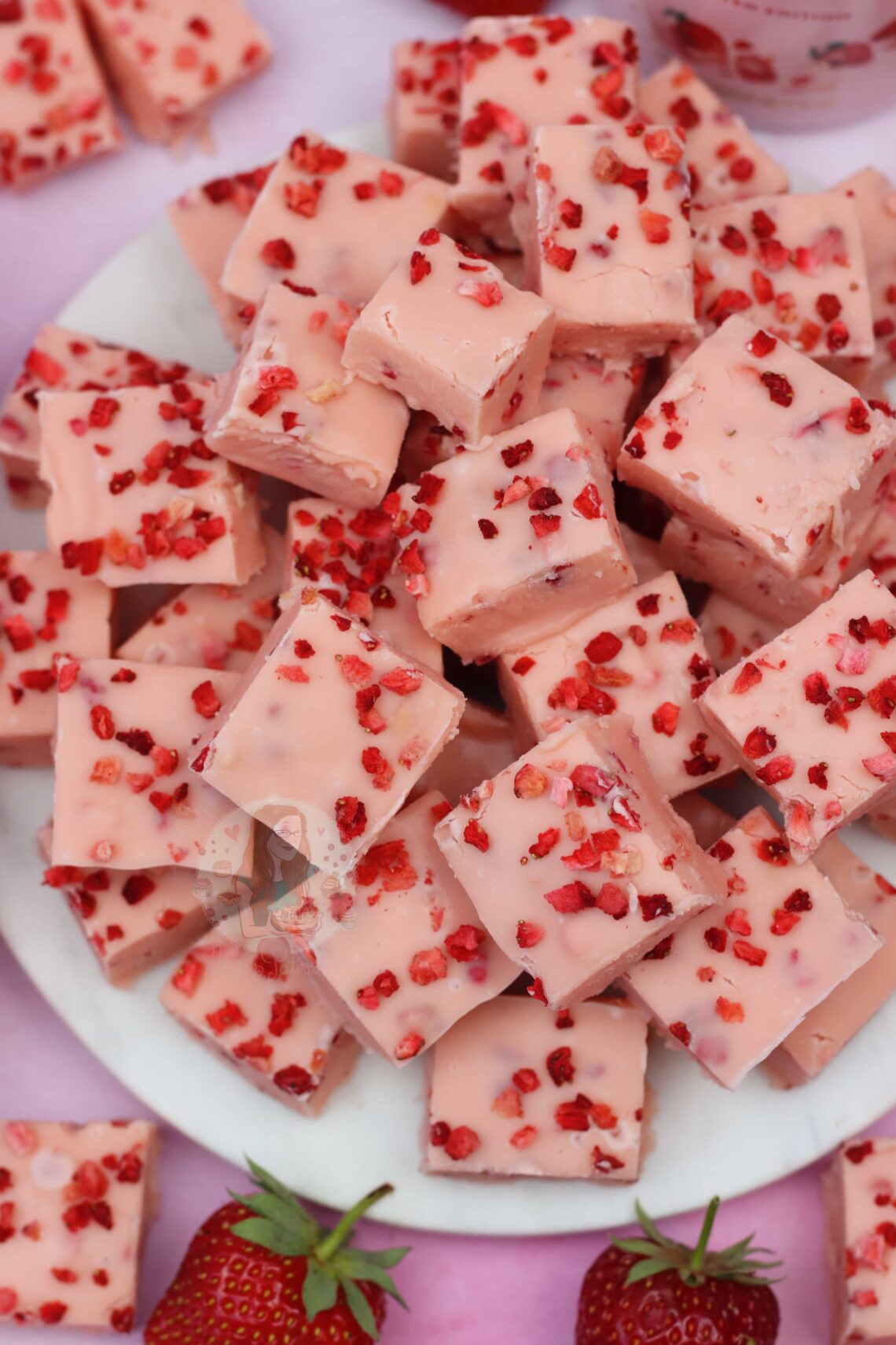 Bailey's Strawberries & Cream Fudge Jane's Patisserie