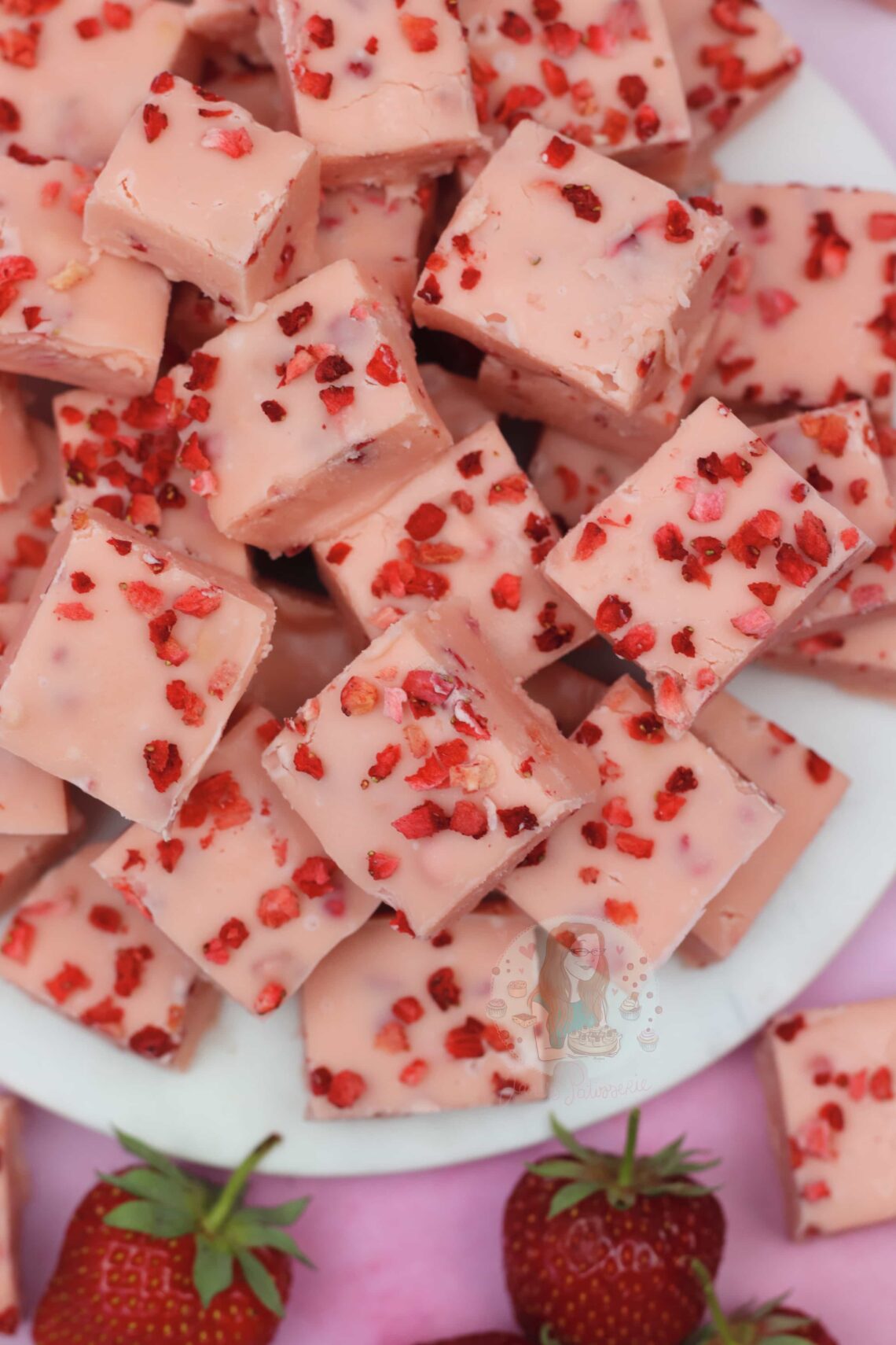 Bailey's Strawberries & Cream Fudge Jane's Patisserie