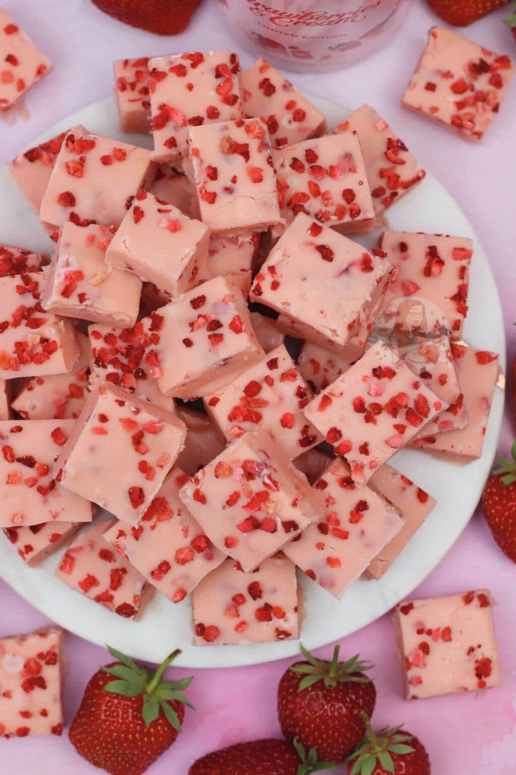 Bailey's Strawberries & Cream Fudge Jane's Patisserie
