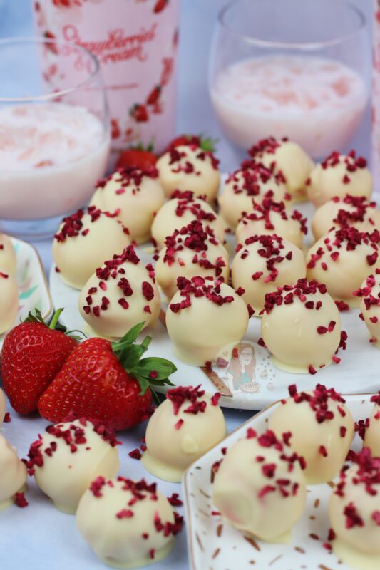 Baileys Strawberry Truffles Jane's Patisserie