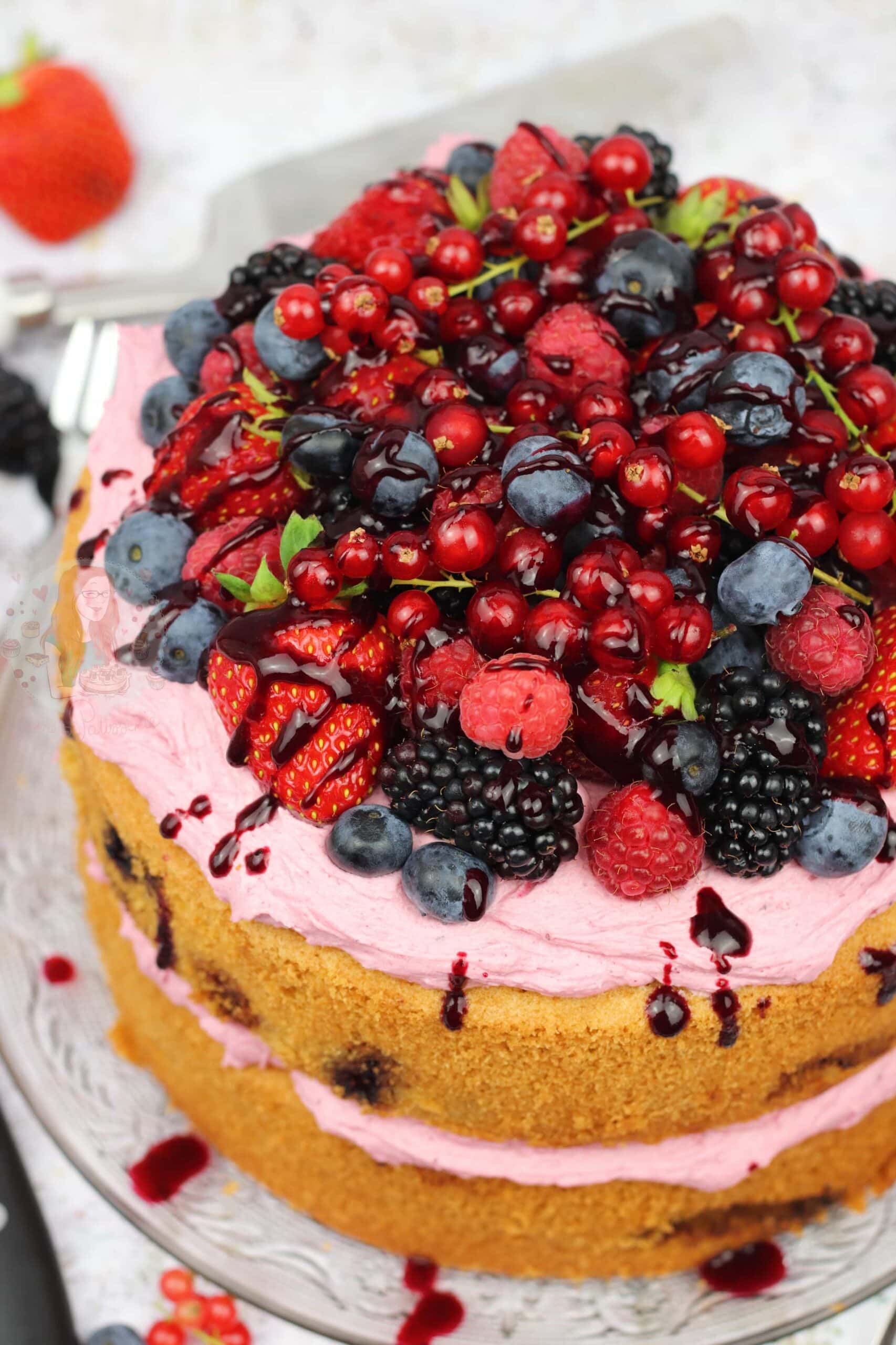 Summer Berry Cake! Jane's Patisserie