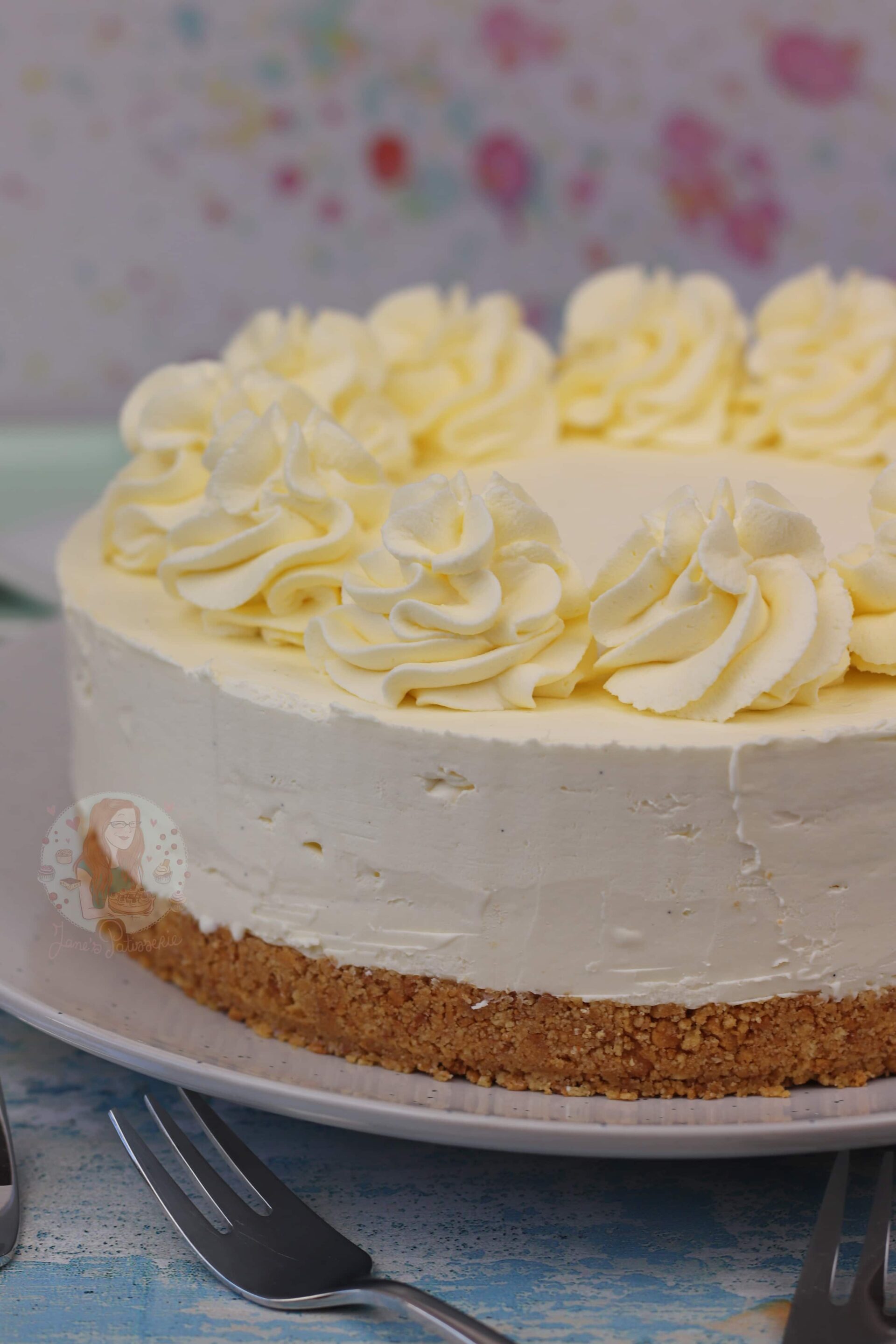 NoBake Vanilla Cheesecake Back to Basics! Jane's Patisserie