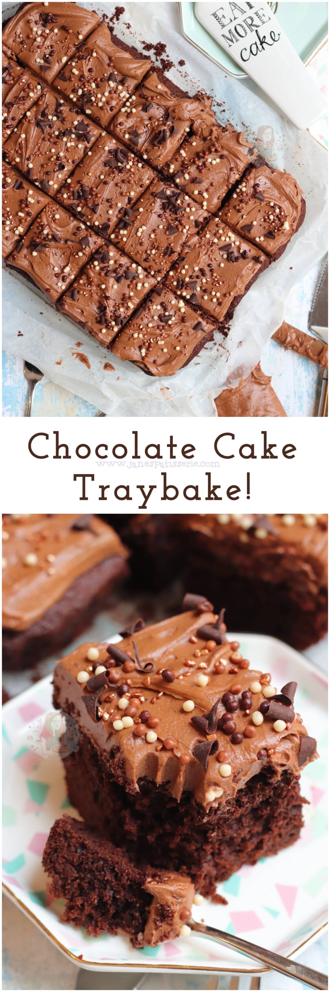 Chocolate Cake Traybake! Jane's Patisserie