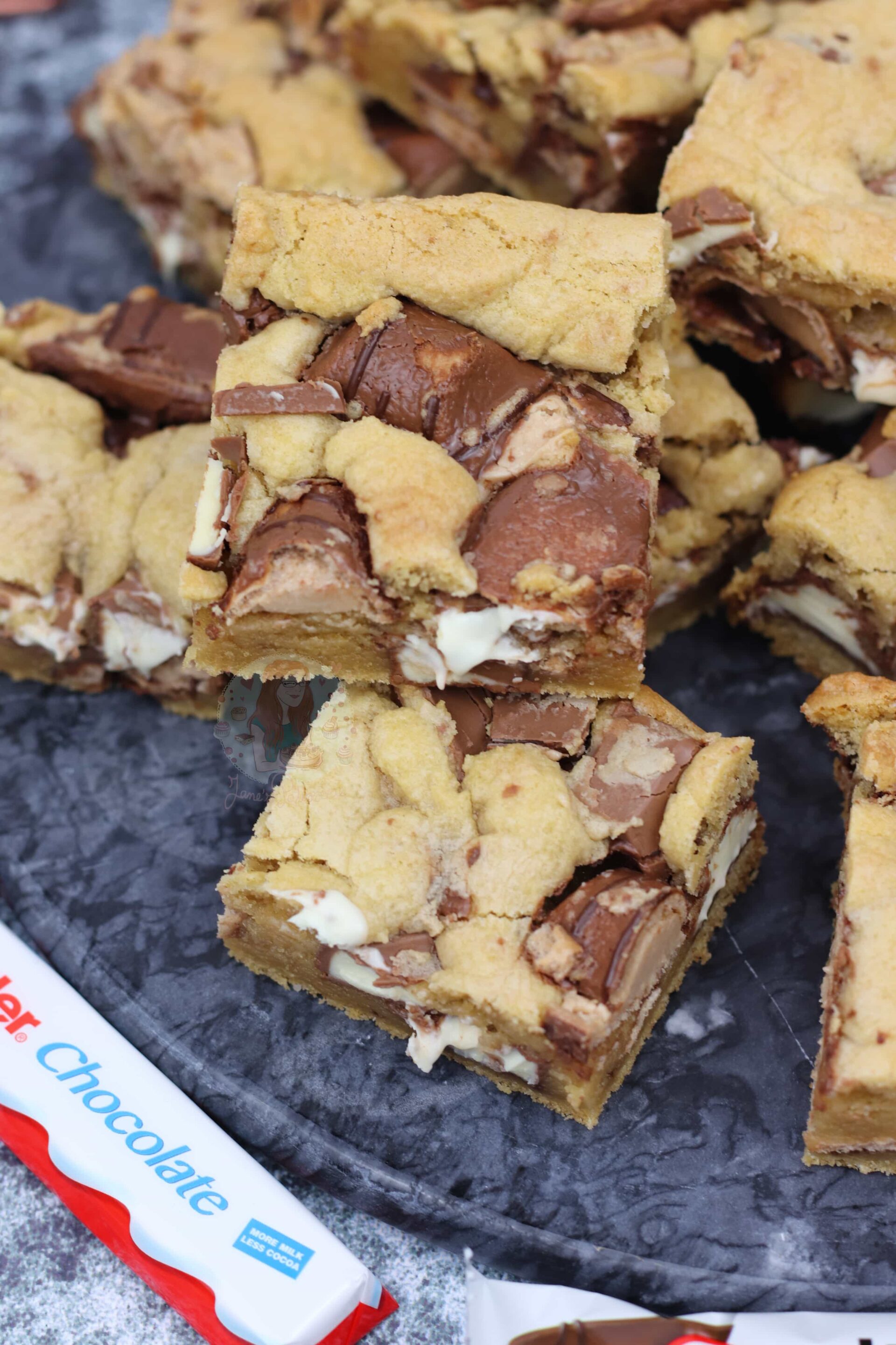 Kinder Bueno Cookie Bars! Jane's Patisserie