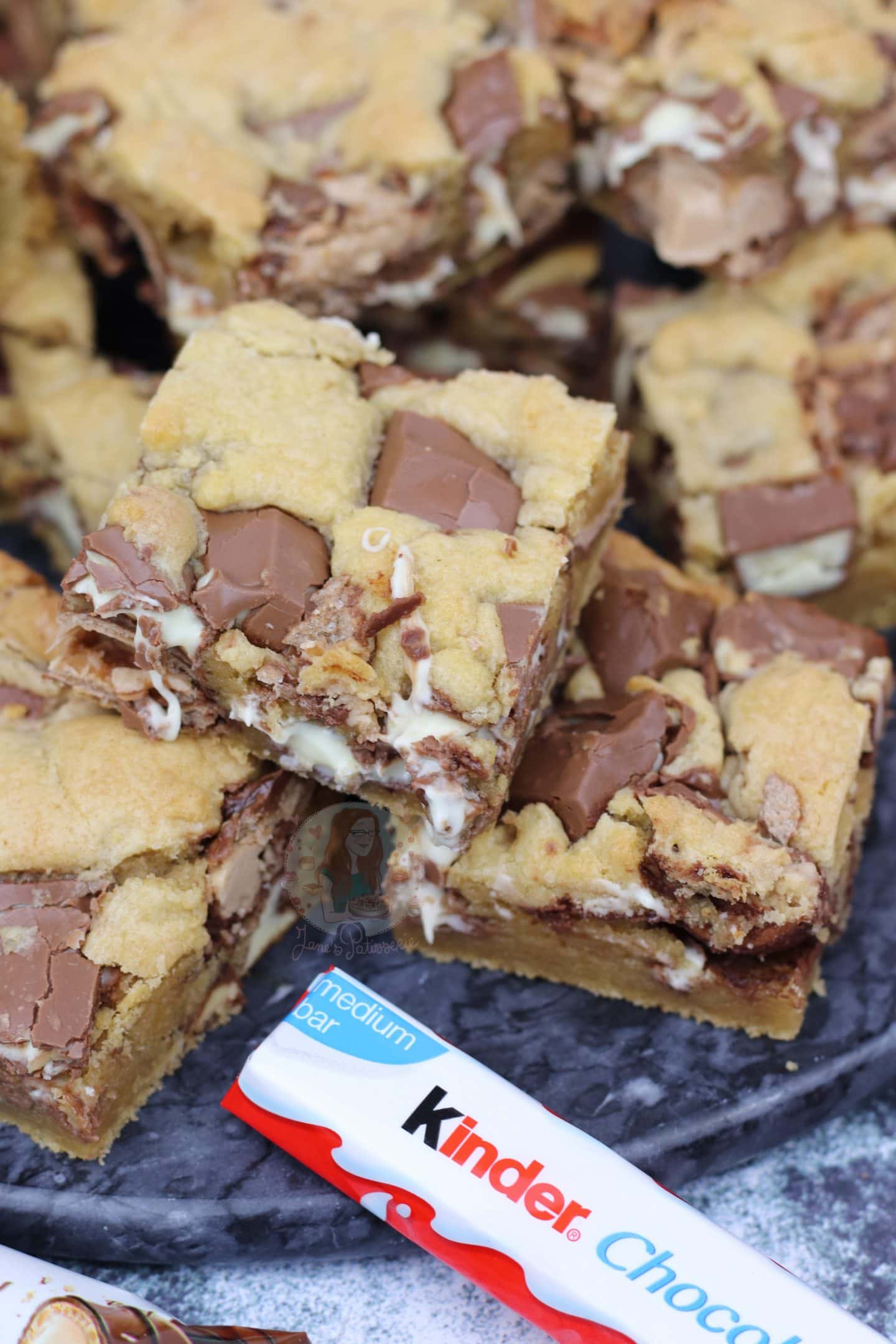 Kinder Bueno Cookie Bars! Jane's Patisserie