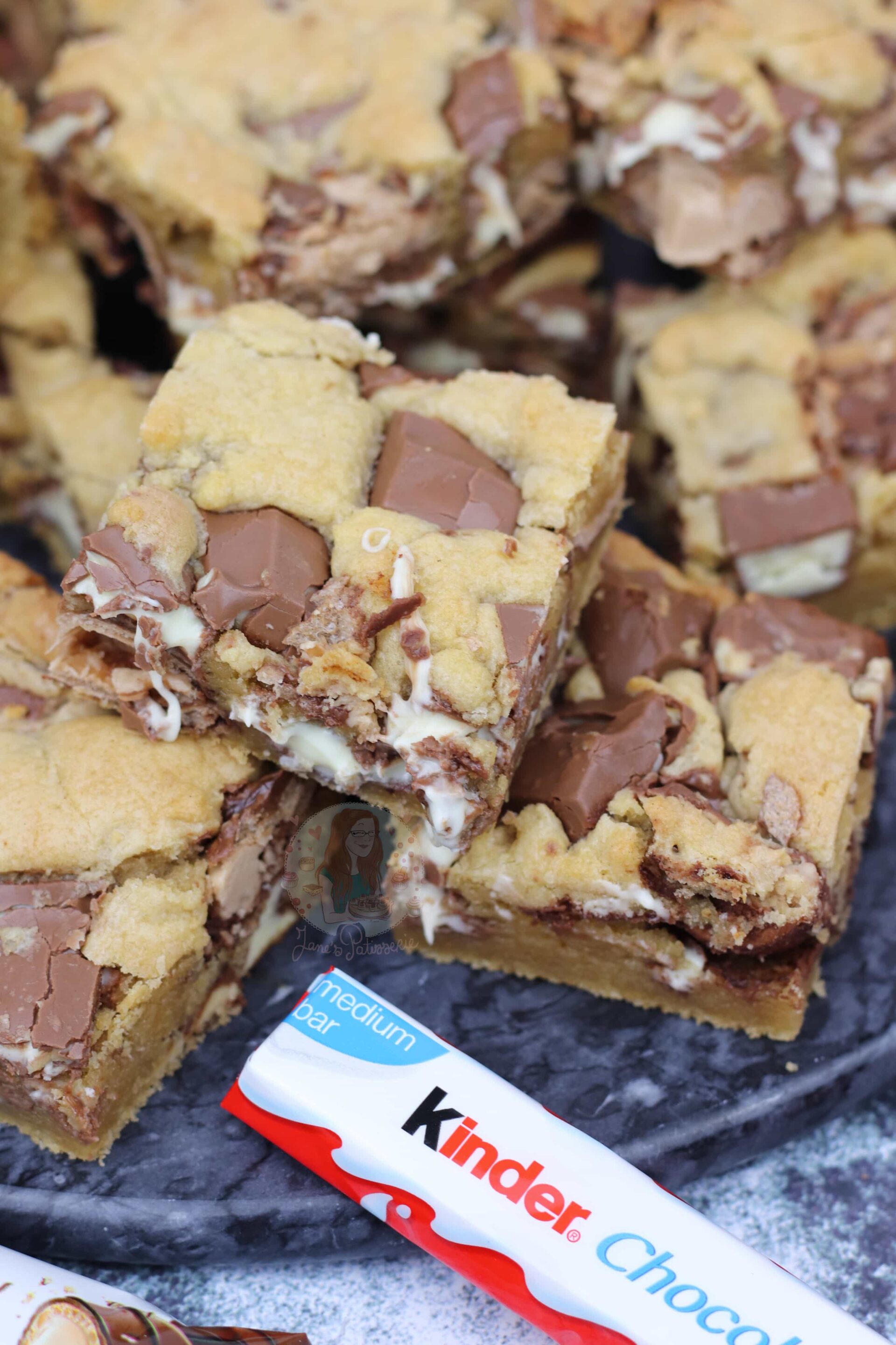 Kinder Bueno Cookie Bars! Jane's Patisserie
