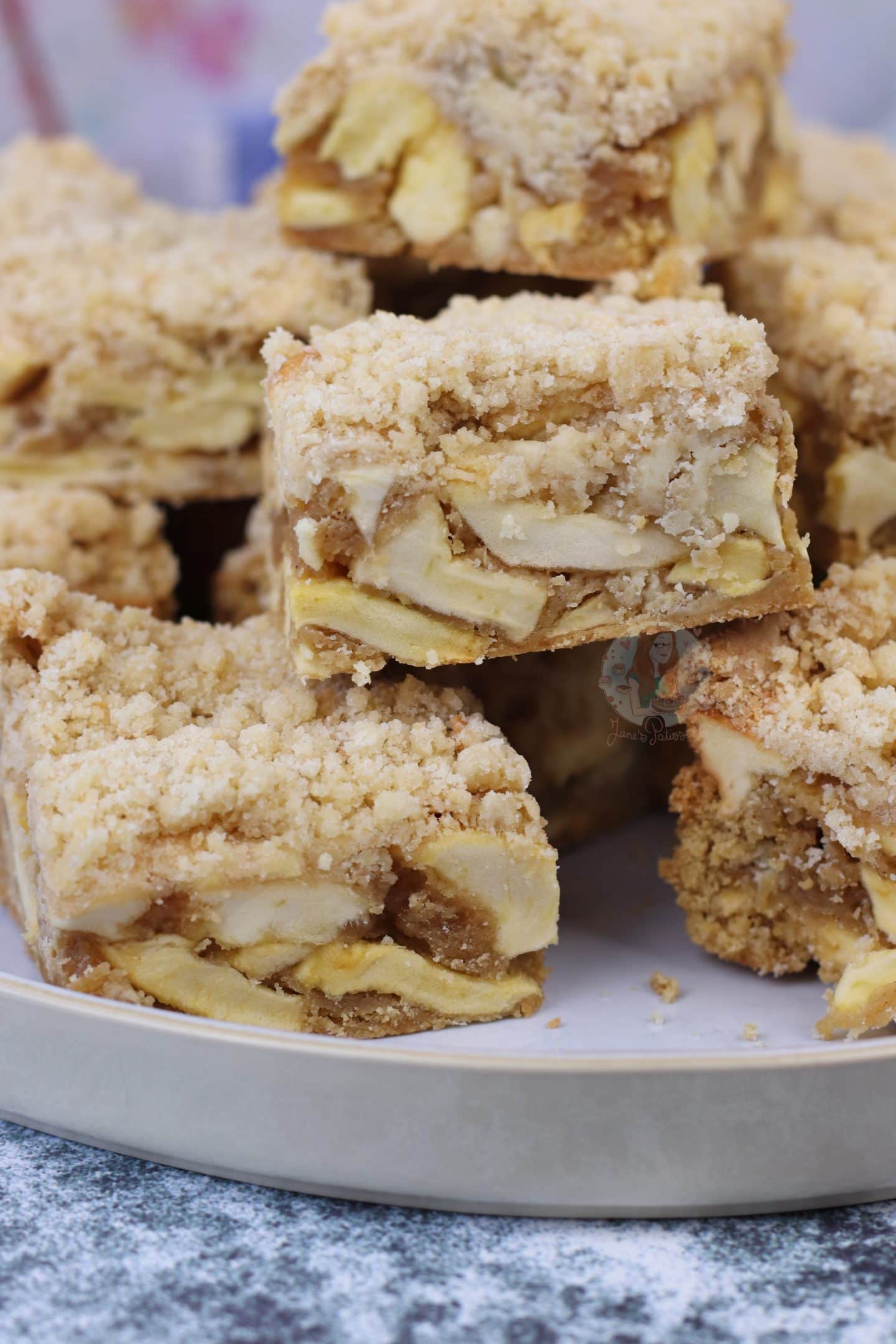 Apple Crumble Cookie Bars! Jane's Patisserie