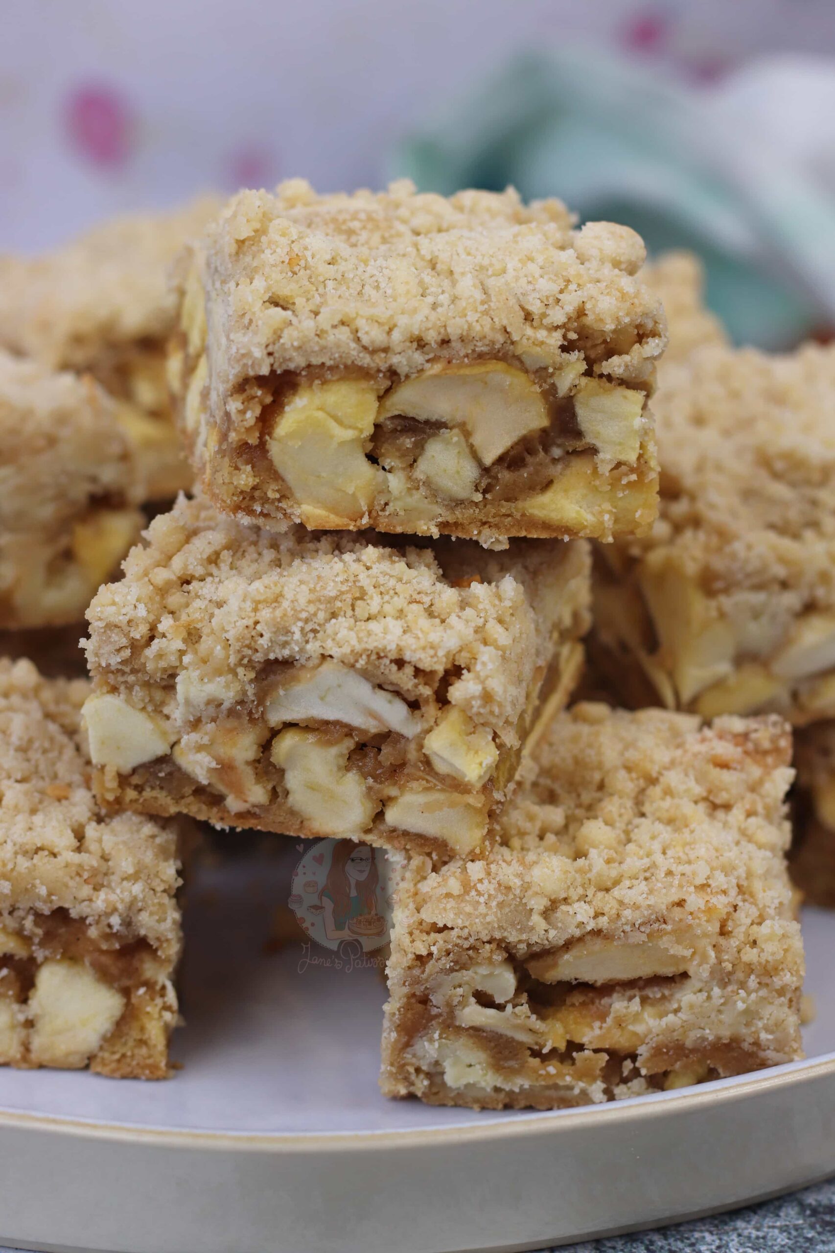 Apple Crumble Cookie Bars! Jane's Patisserie