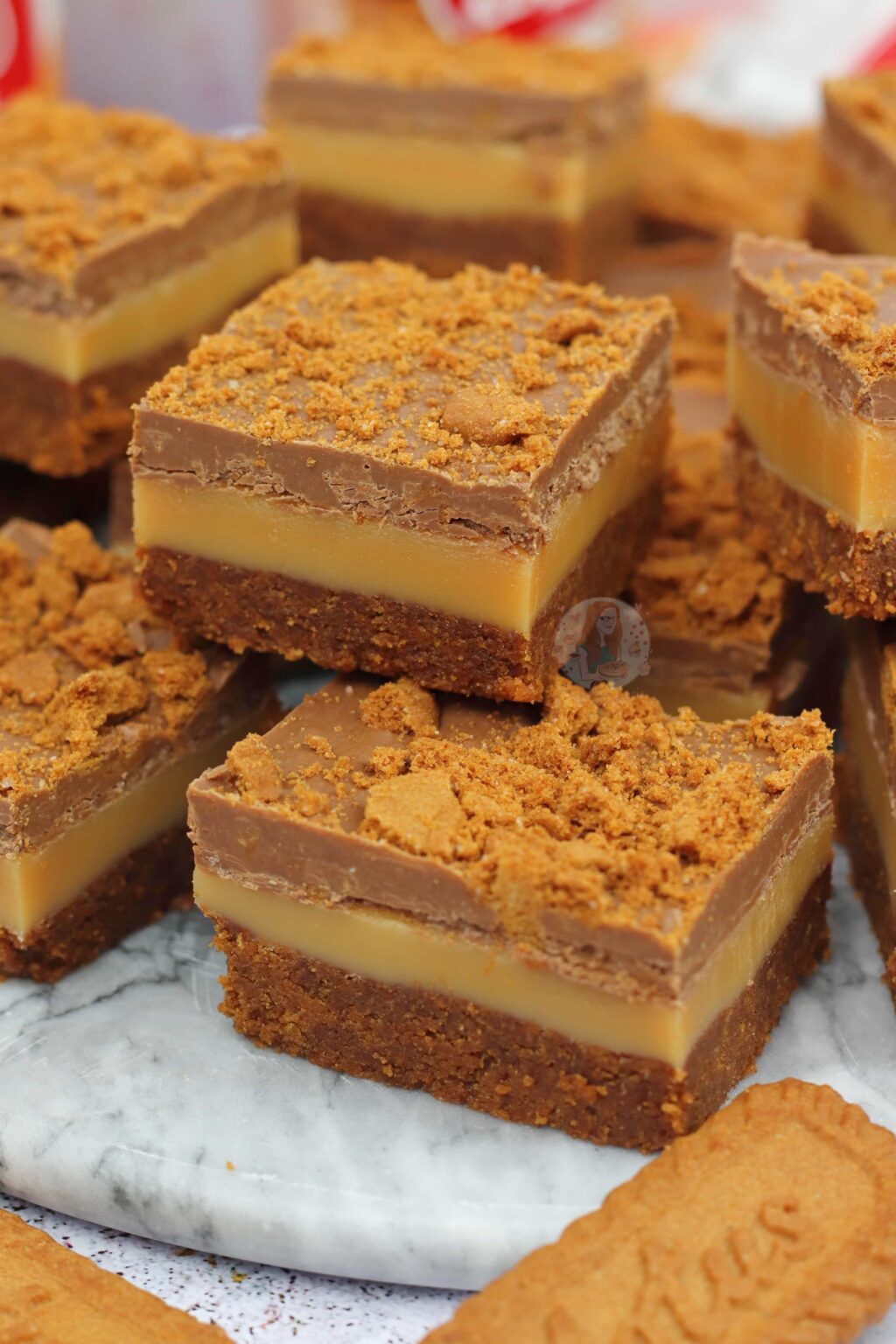 Biscoff Millionaires Traybake Jane's Patisserie