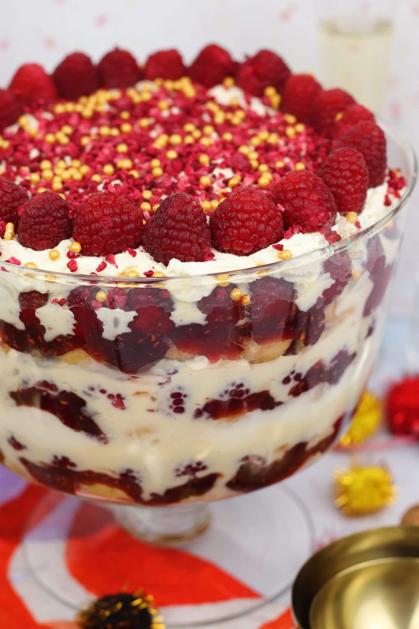 Raspberry Prosecco Trifle! Jane's Patisserie