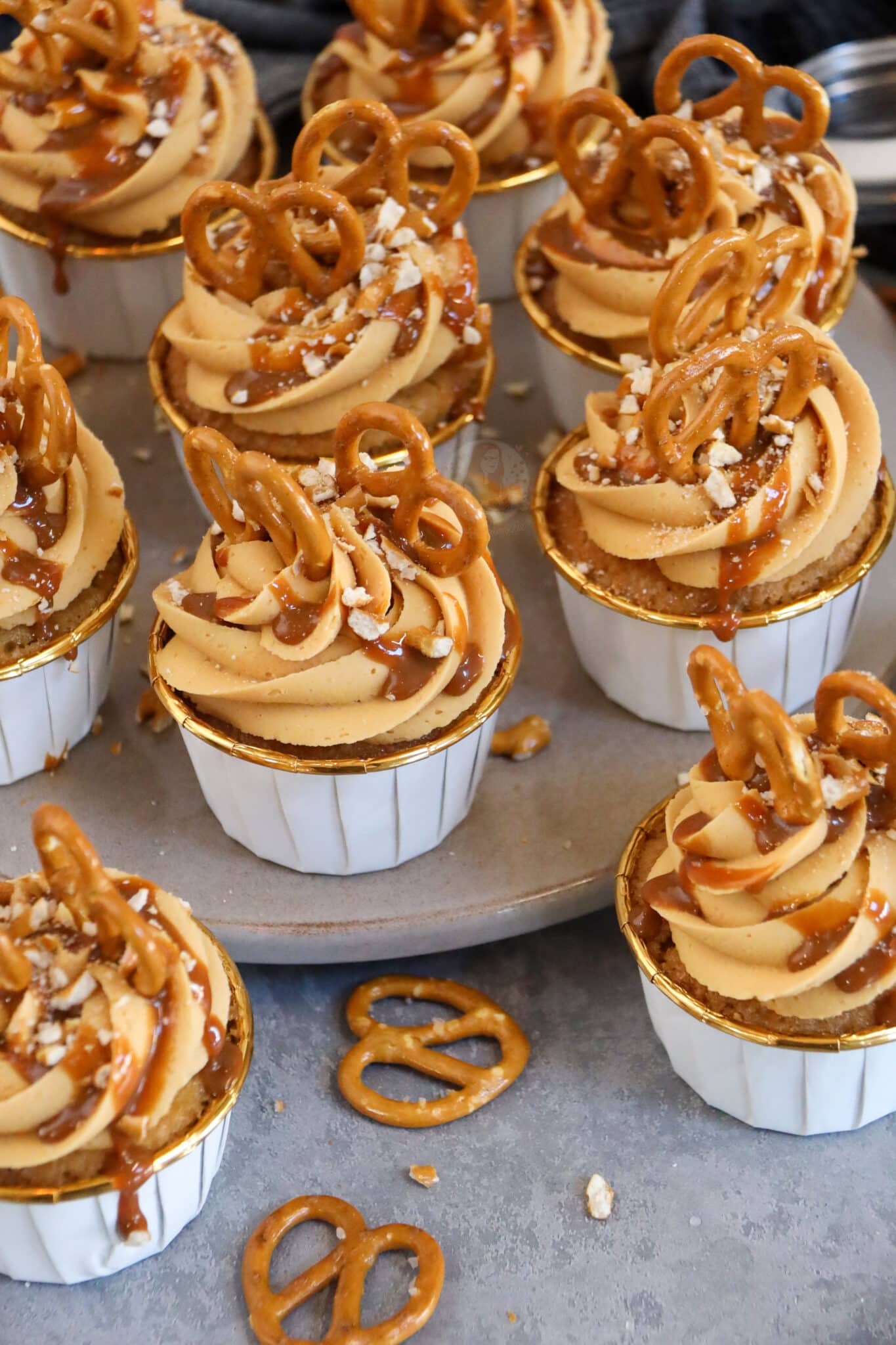 Salted Caramel Pretzel Cupcakes! Jane's Patisserie