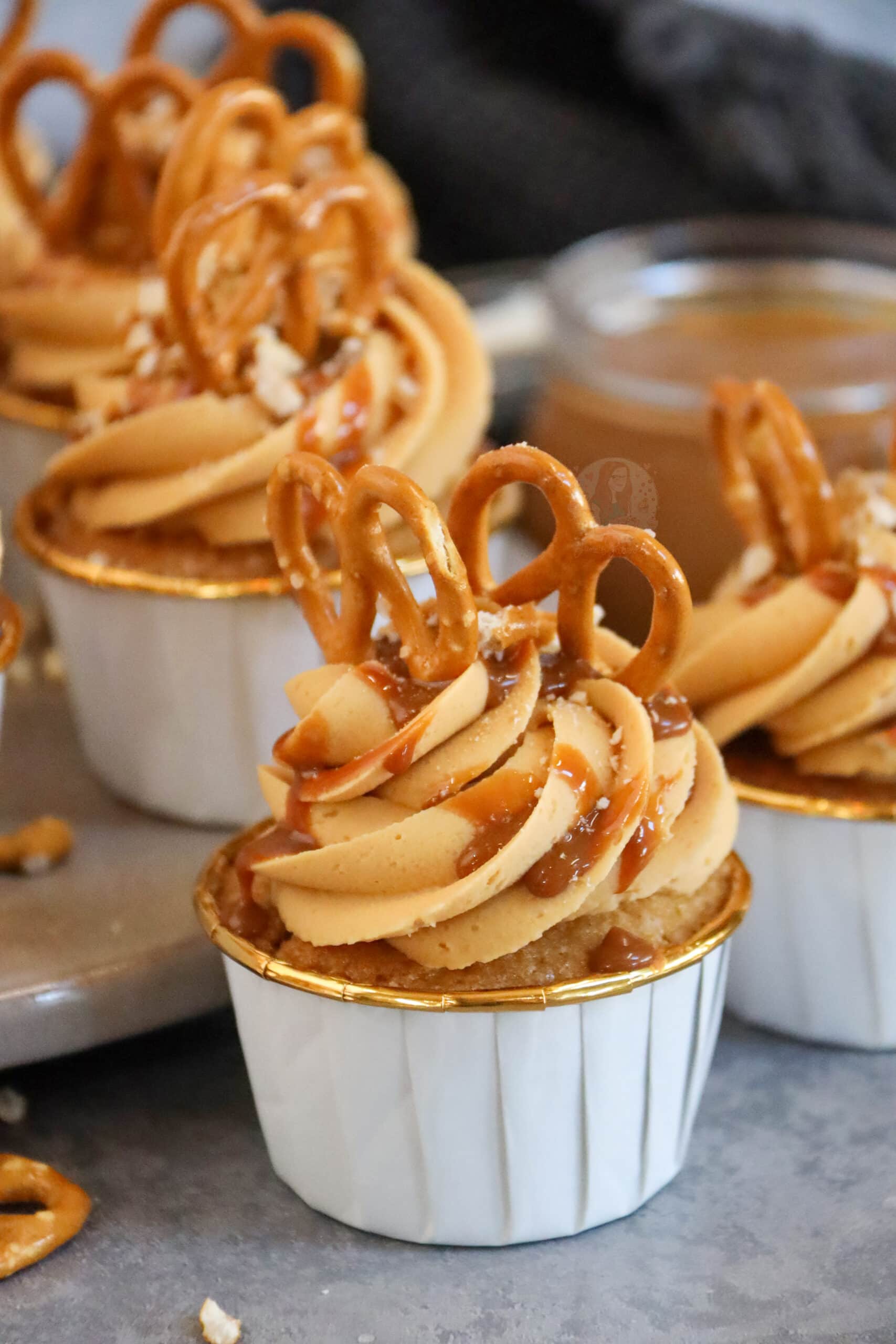 Salted Caramel Pretzel Cupcakes! Jane's Patisserie