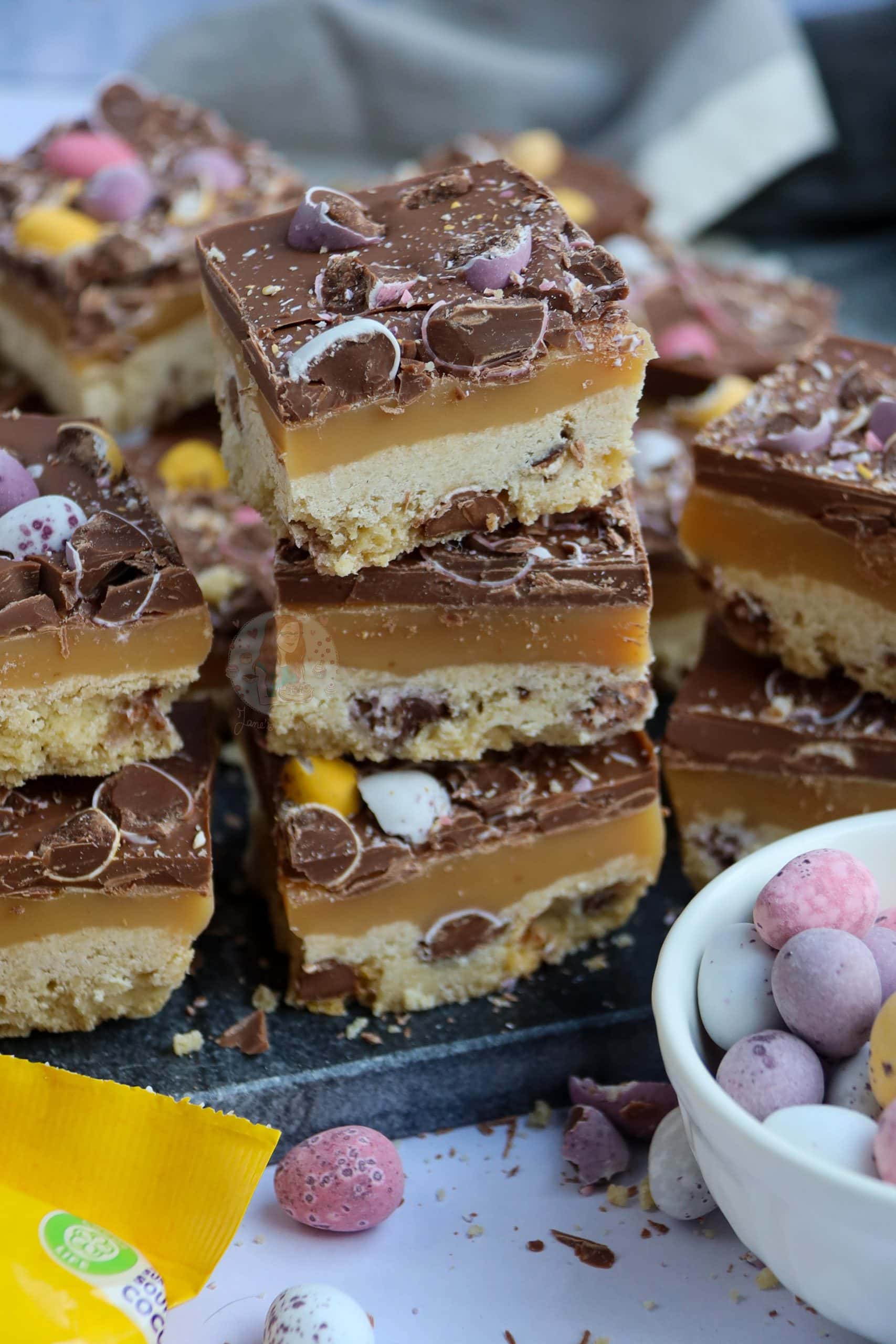 Mini Egg Millionaires Shortbread! - Jane's Patisserie