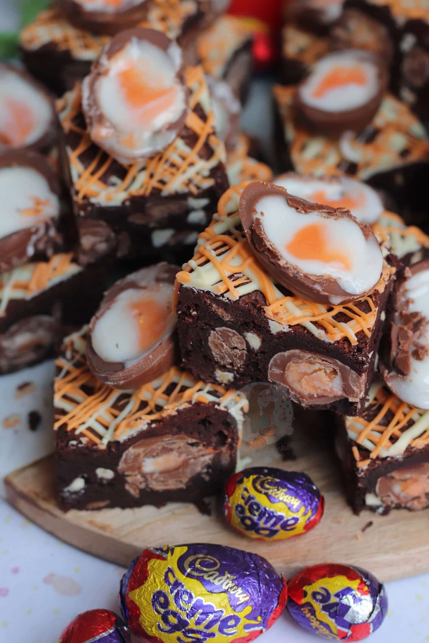 Creme Egg Brownies! Jane's Patisserie