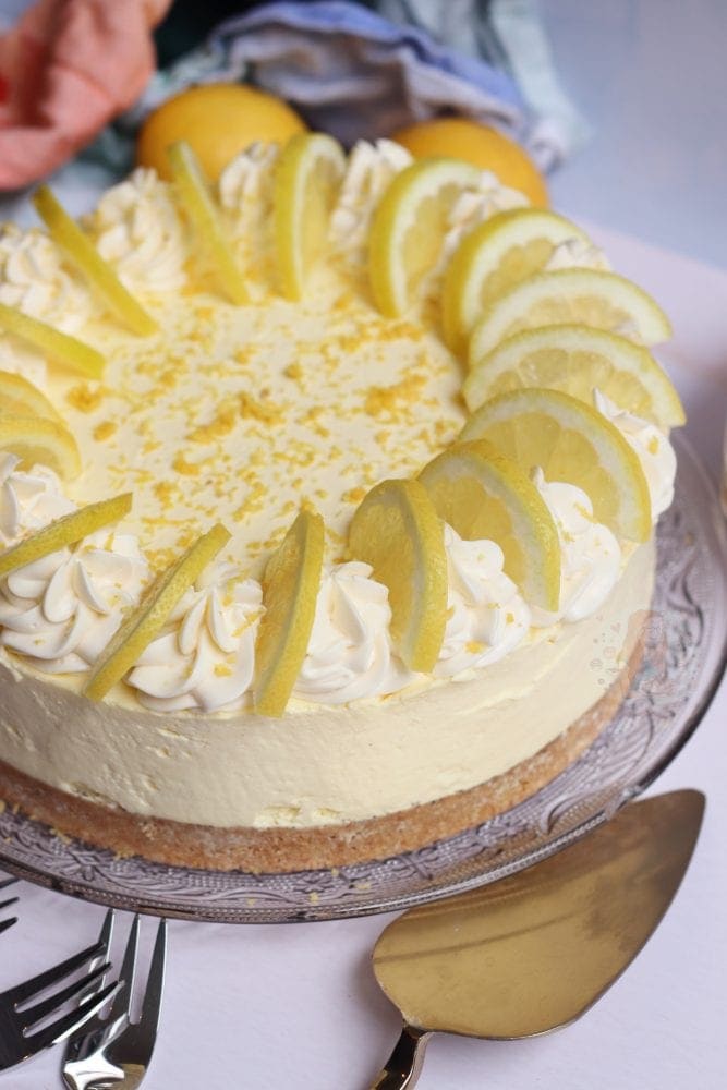  No-Bake Lemon Cheesecake - Back to Basics