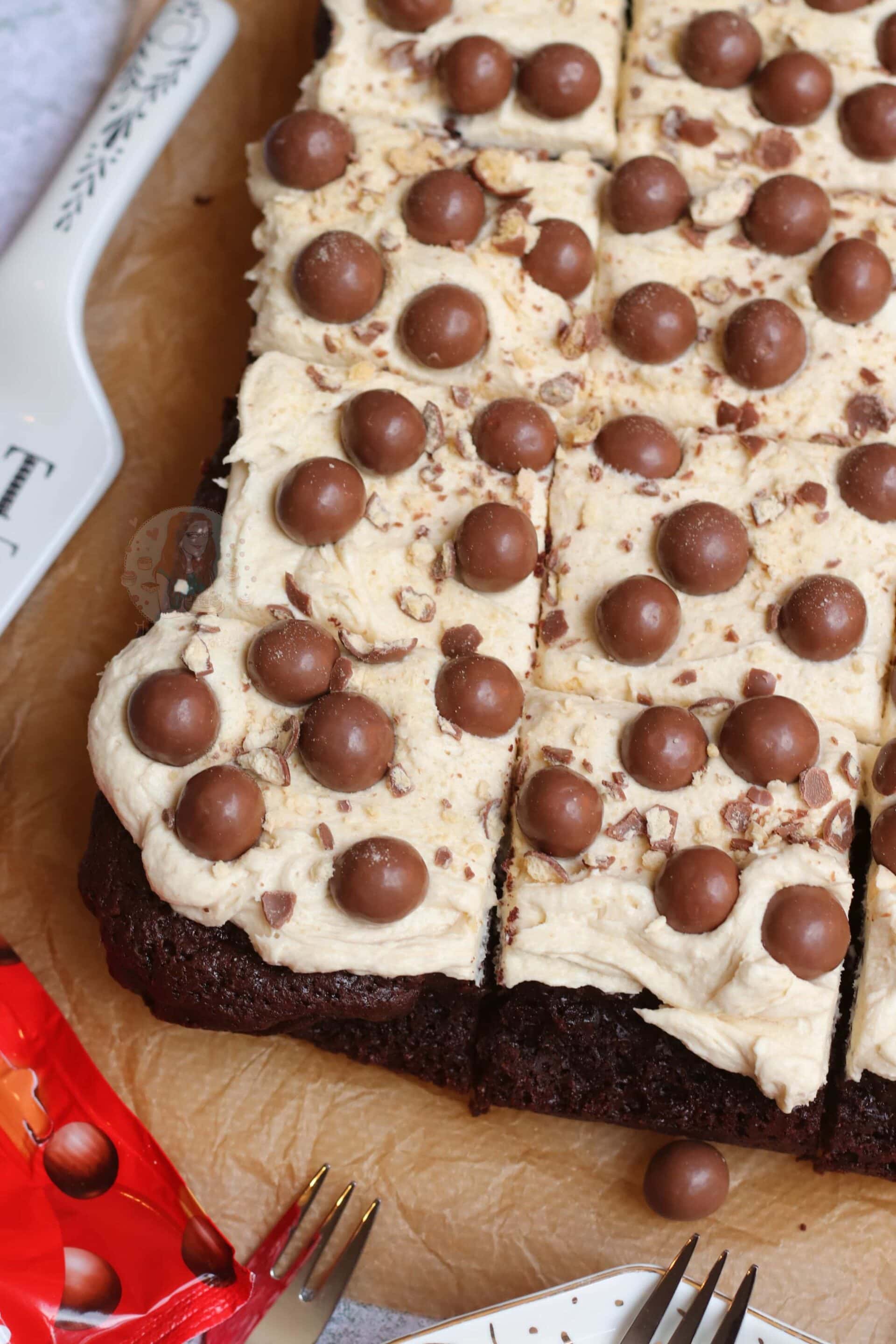 Malteser Traybake Cake! Jane's Patisserie