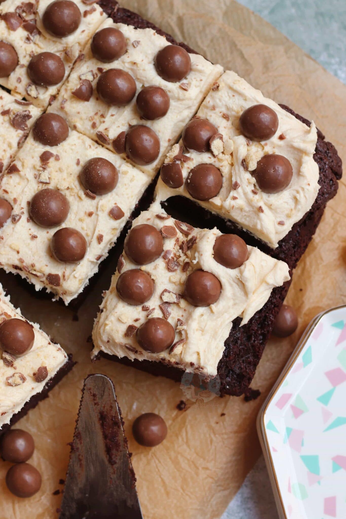 Malteser Traybake Cake! Jane's Patisserie