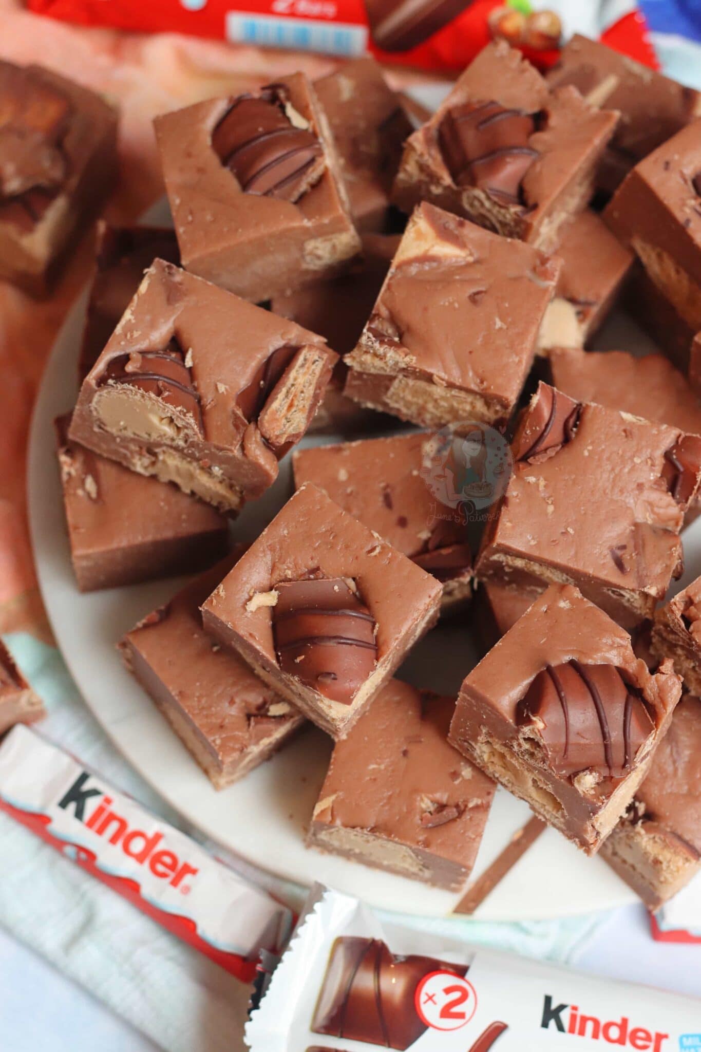 Chocolate Kinder Bueno Fudge! Jane's Patisserie