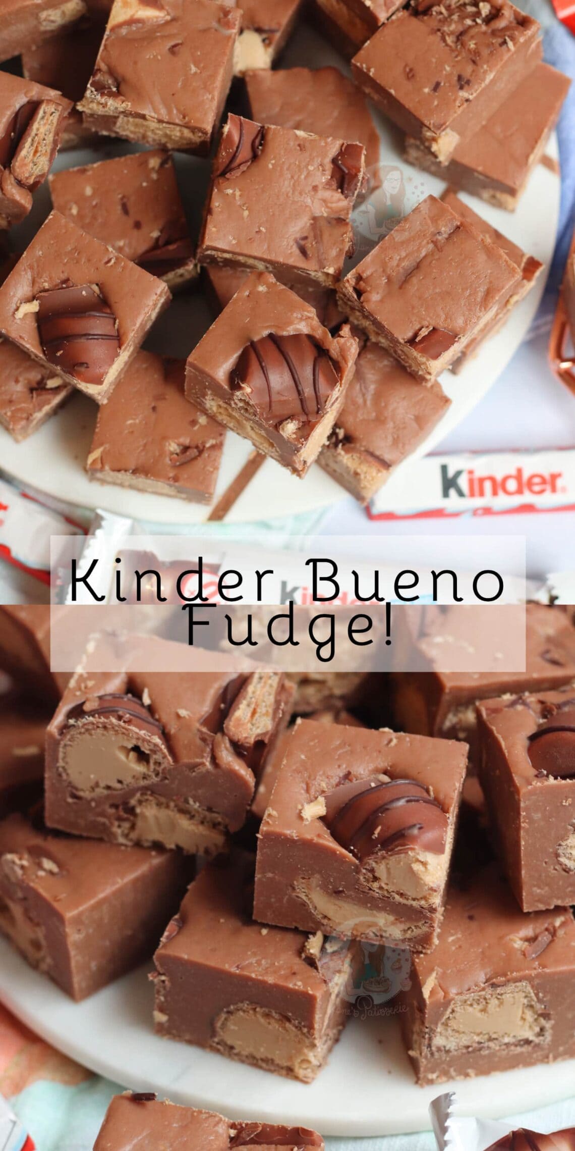 Chocolate Kinder Bueno Fudge! Jane's Patisserie