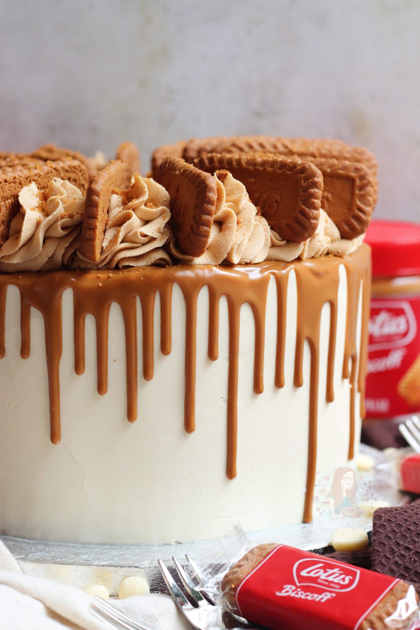 Biscoff Drip Cake! Jane's Patisserie
