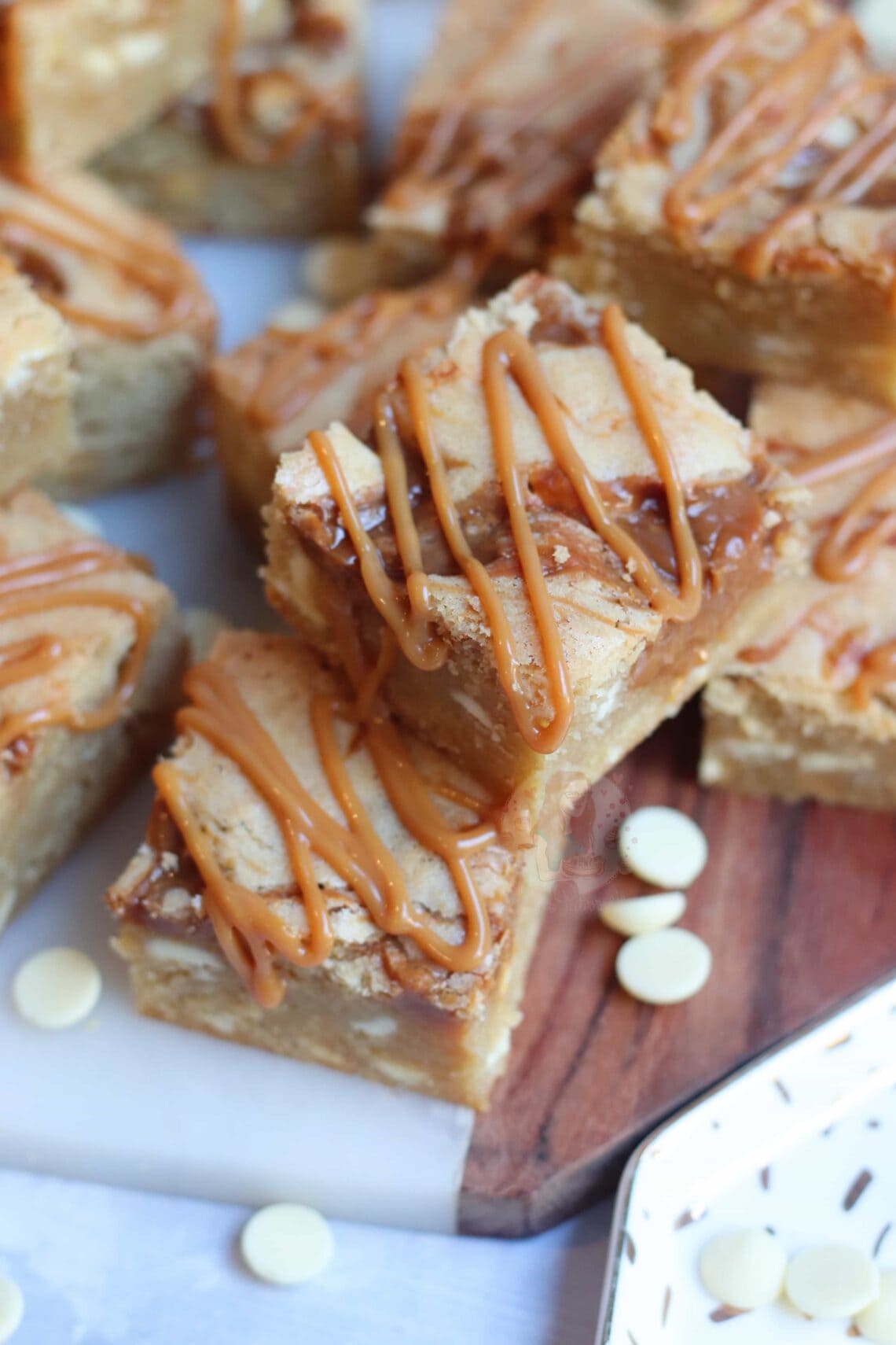 White Chocolate & Caramel Blondies! Jane's Patisserie