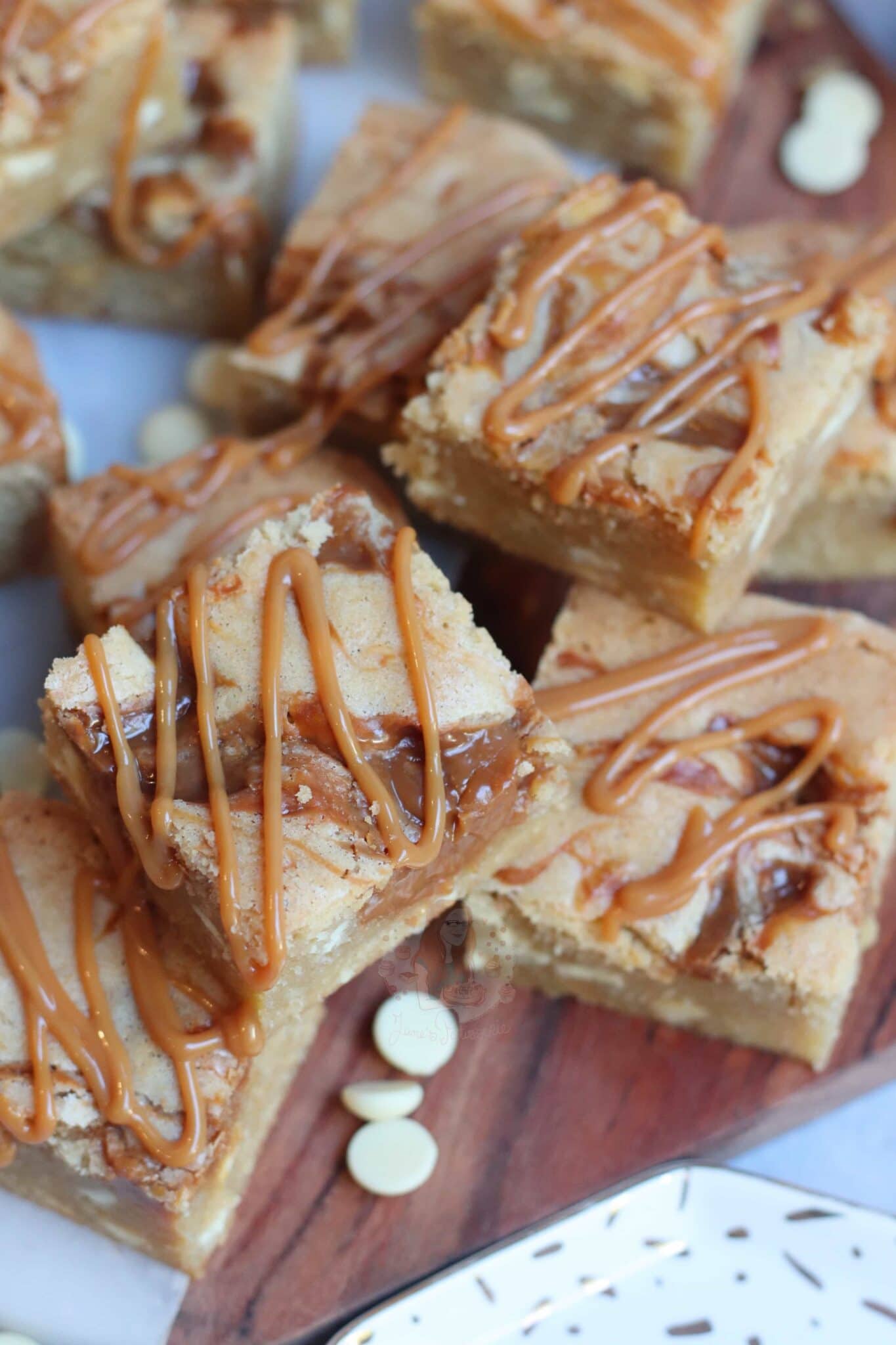White Chocolate & Caramel Blondies! Jane's Patisserie